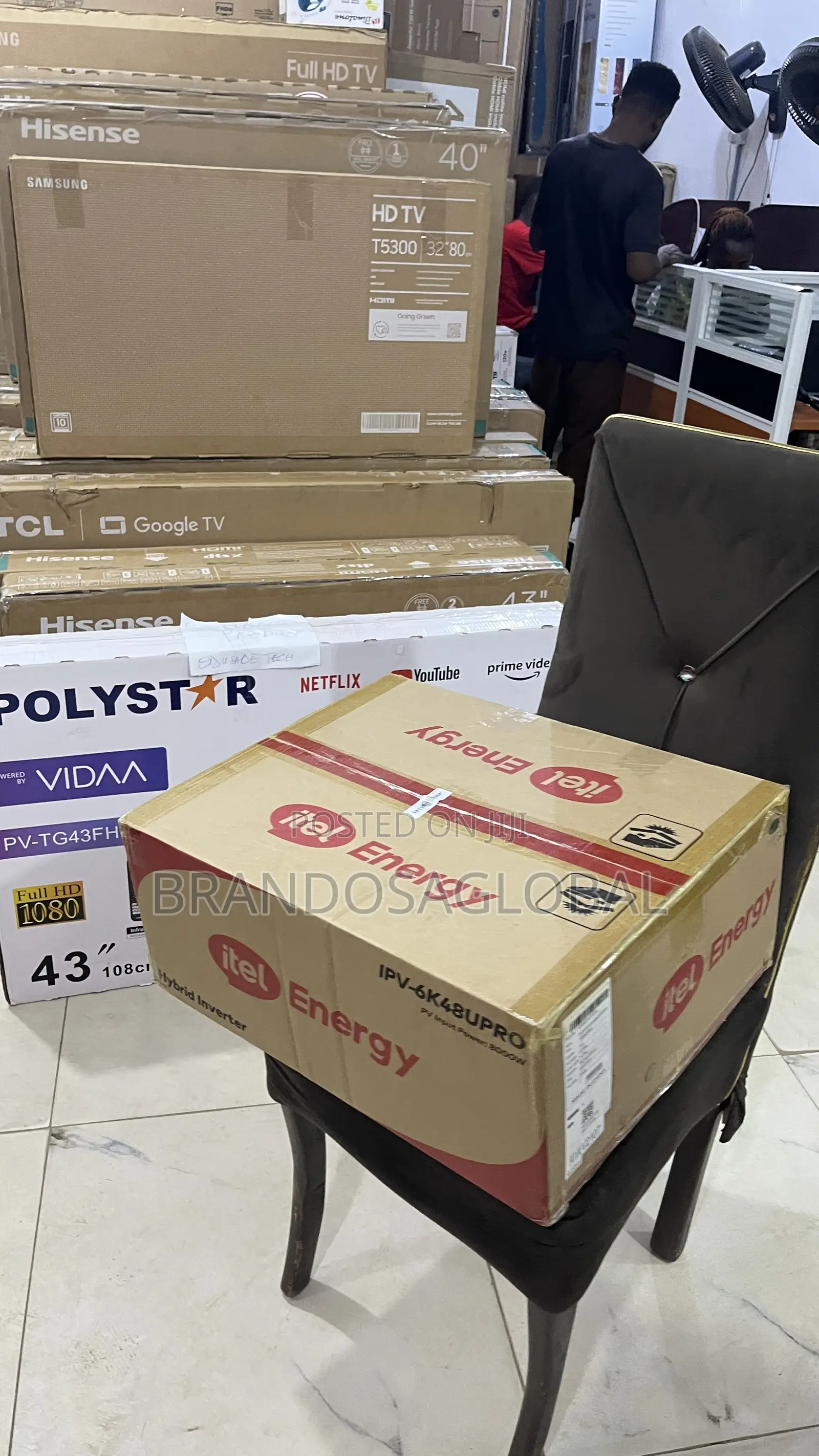 Itel Energy Hybrid Inverter(Ipv-6k48upro) High Capacity Solar Inverter