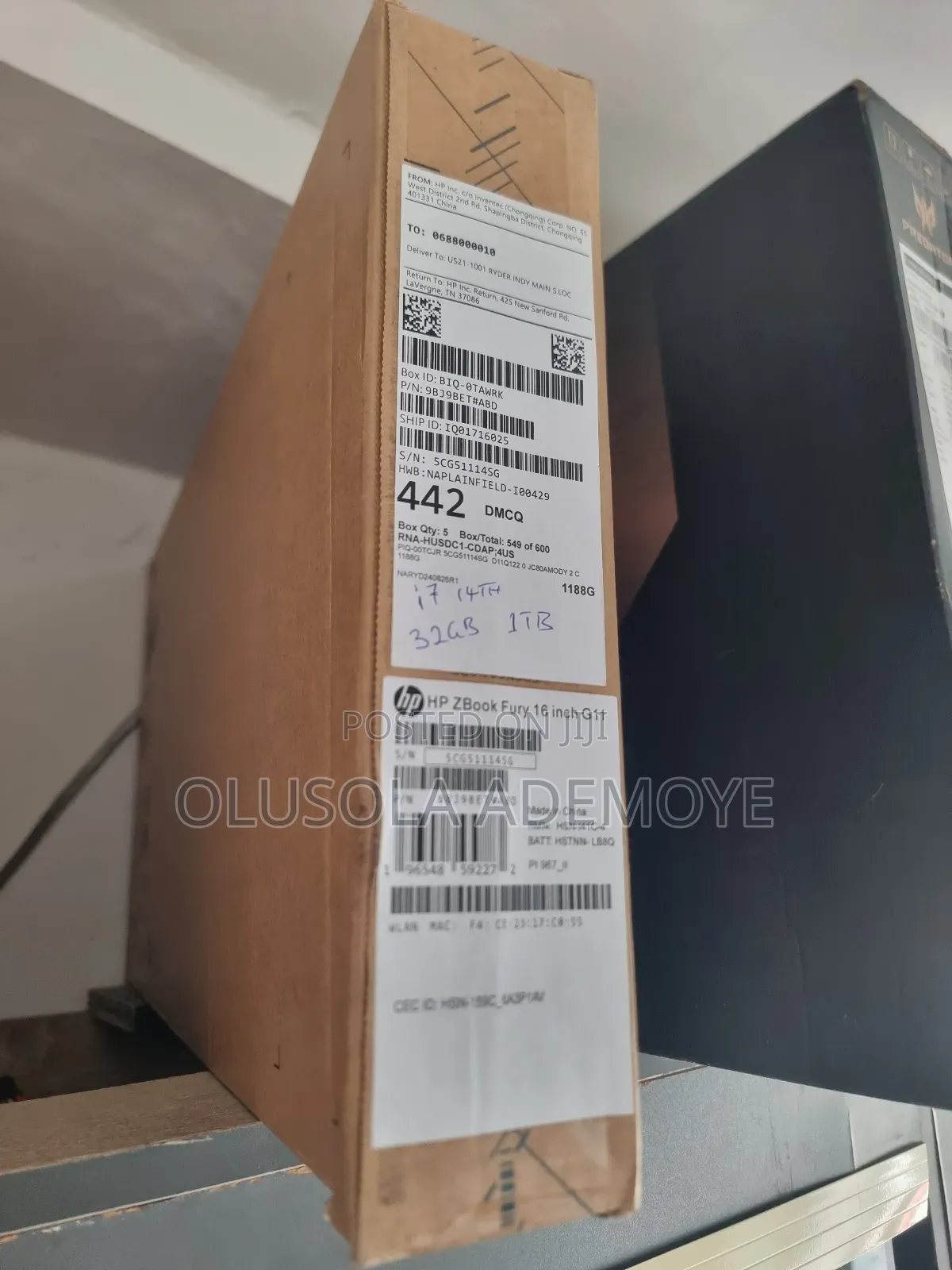 New Laptop HP 32GB Intel Core i7 SSD 1T
