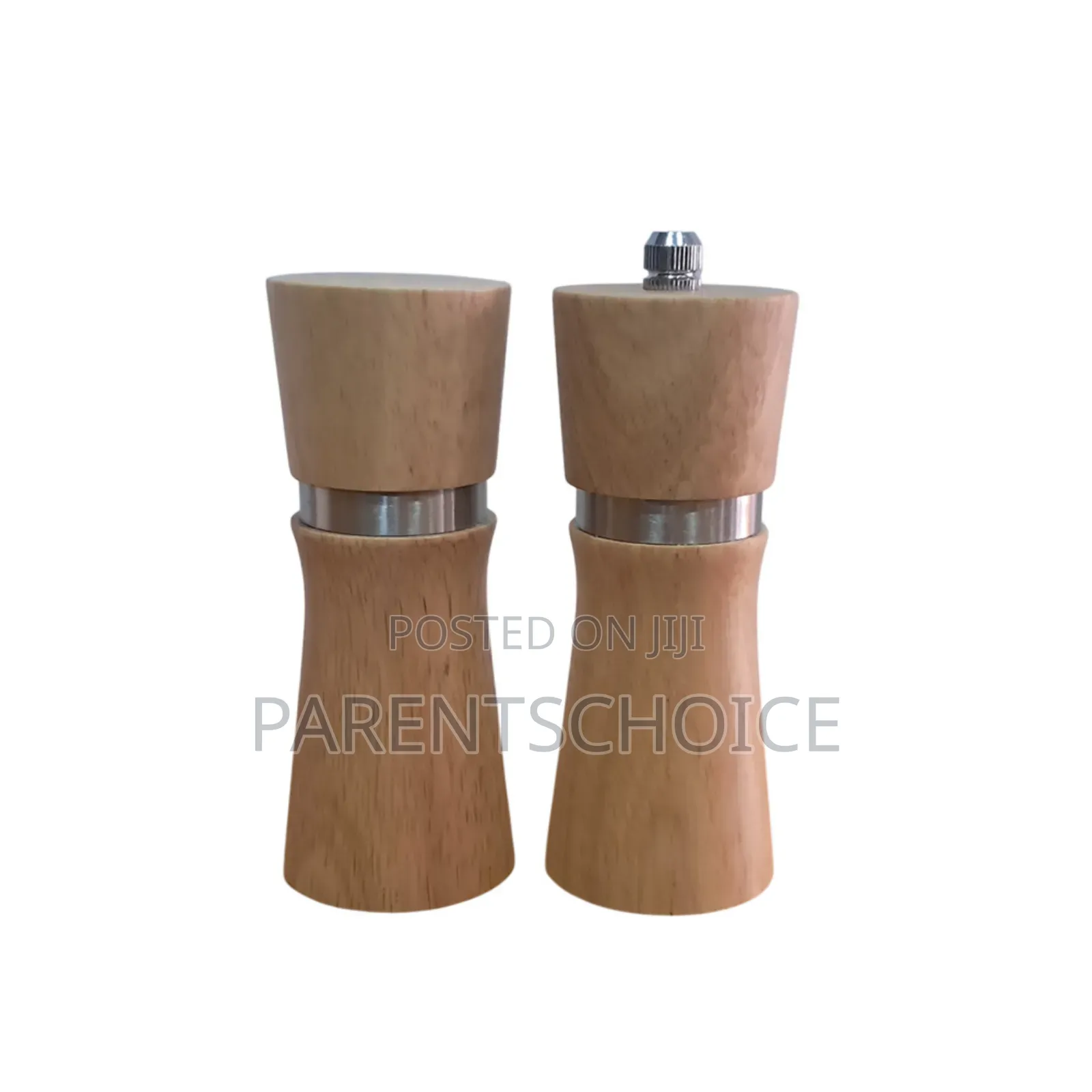 Wooden Pepper Mill Salt Shaker Set – Ceramic Core Grinder