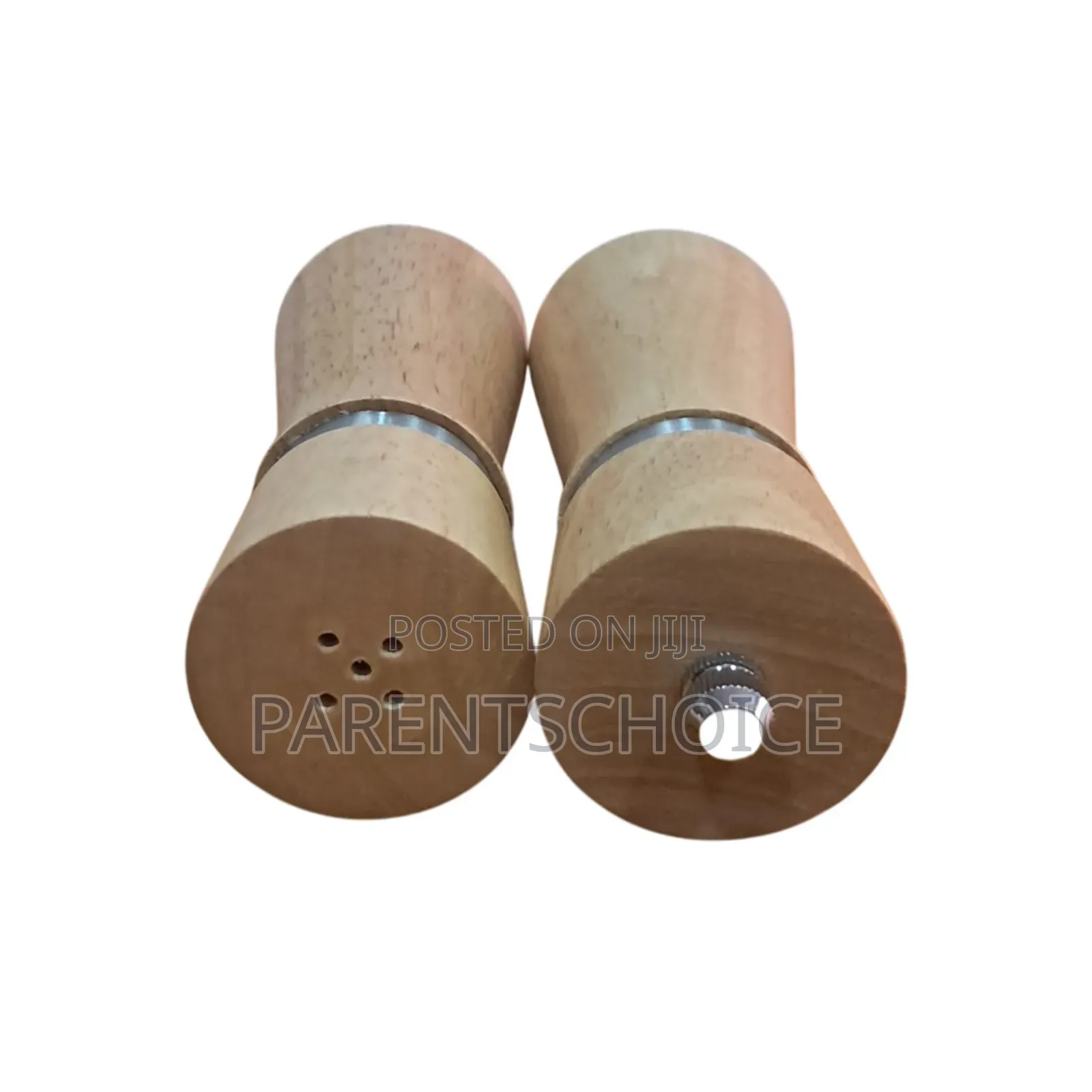 Wooden Pepper Mill Salt Shaker Set – Ceramic Core Grinder
