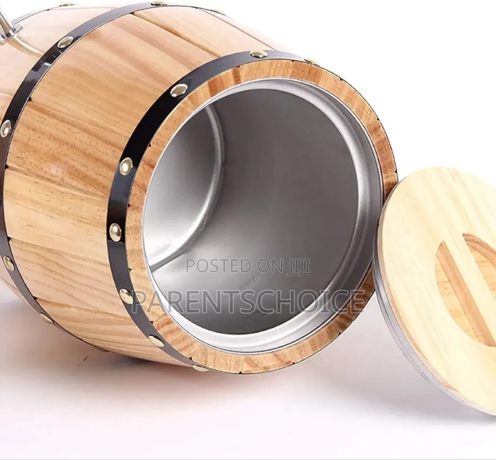 Wooden Wine Barrel Wood Oak Timber Dispenser - 3/5l