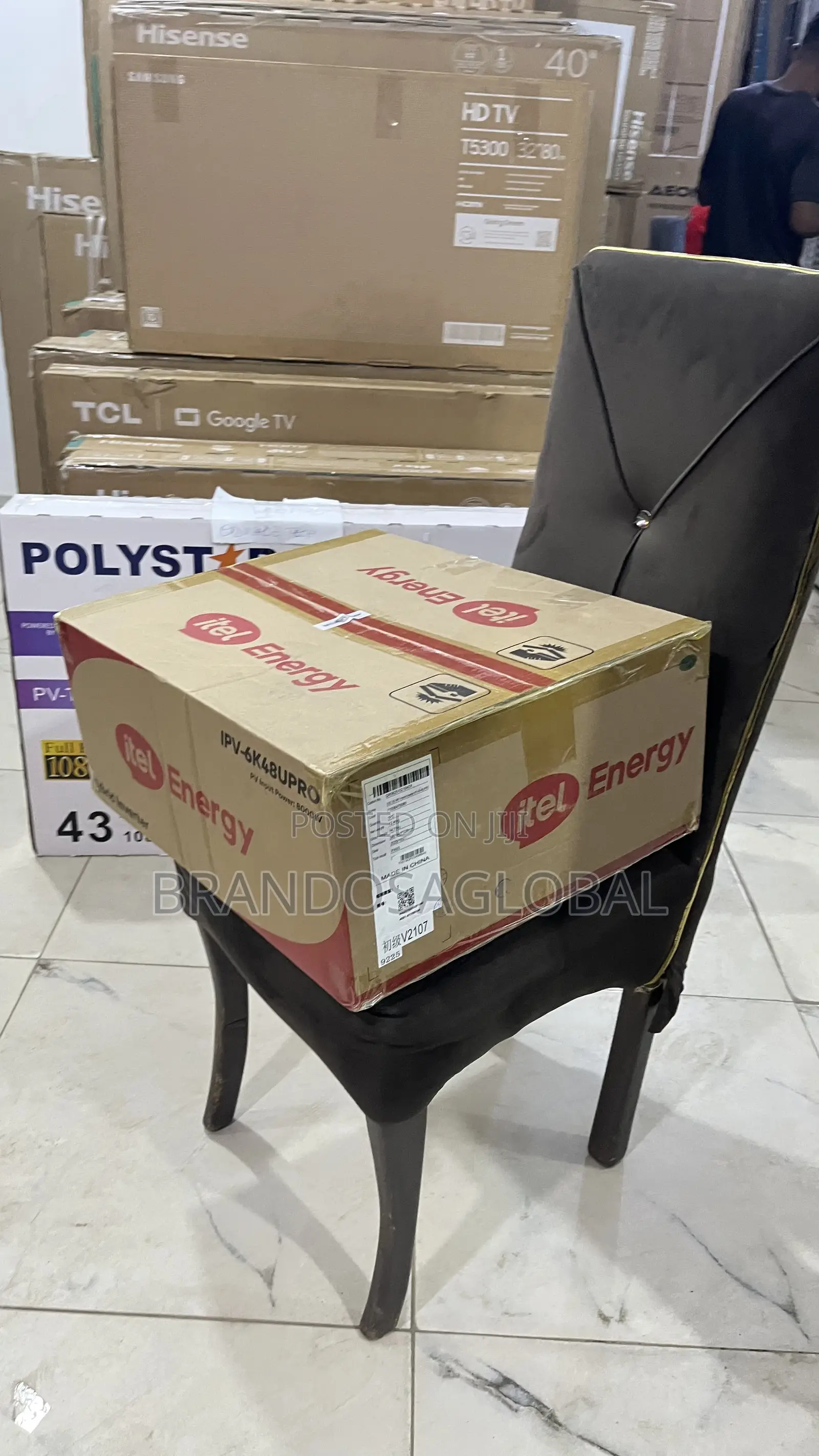 Itel Energy Hybrid Inverter(Ipv-6k48upro)Heavy Duty Solar Backup Power