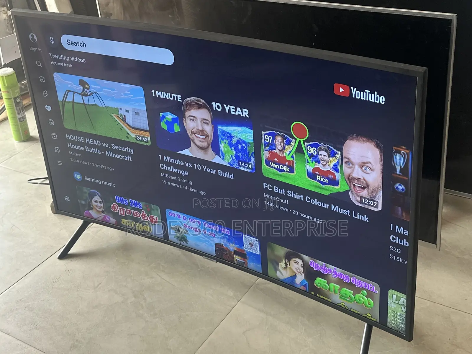 50-inch Samsung Curved Smart Tv For Sale