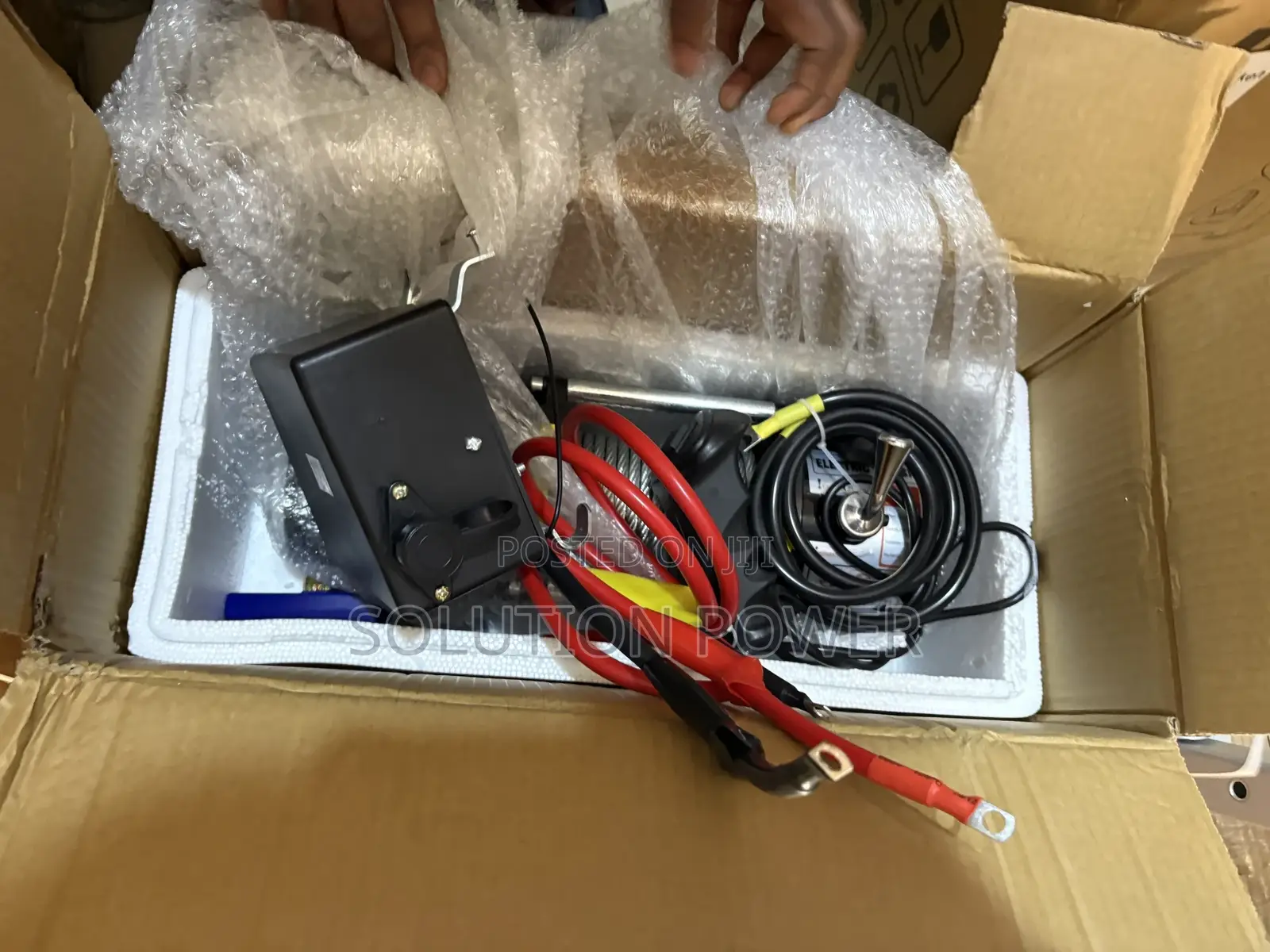 Dc Battery Electric Winch – 6000lb Heavy Duty