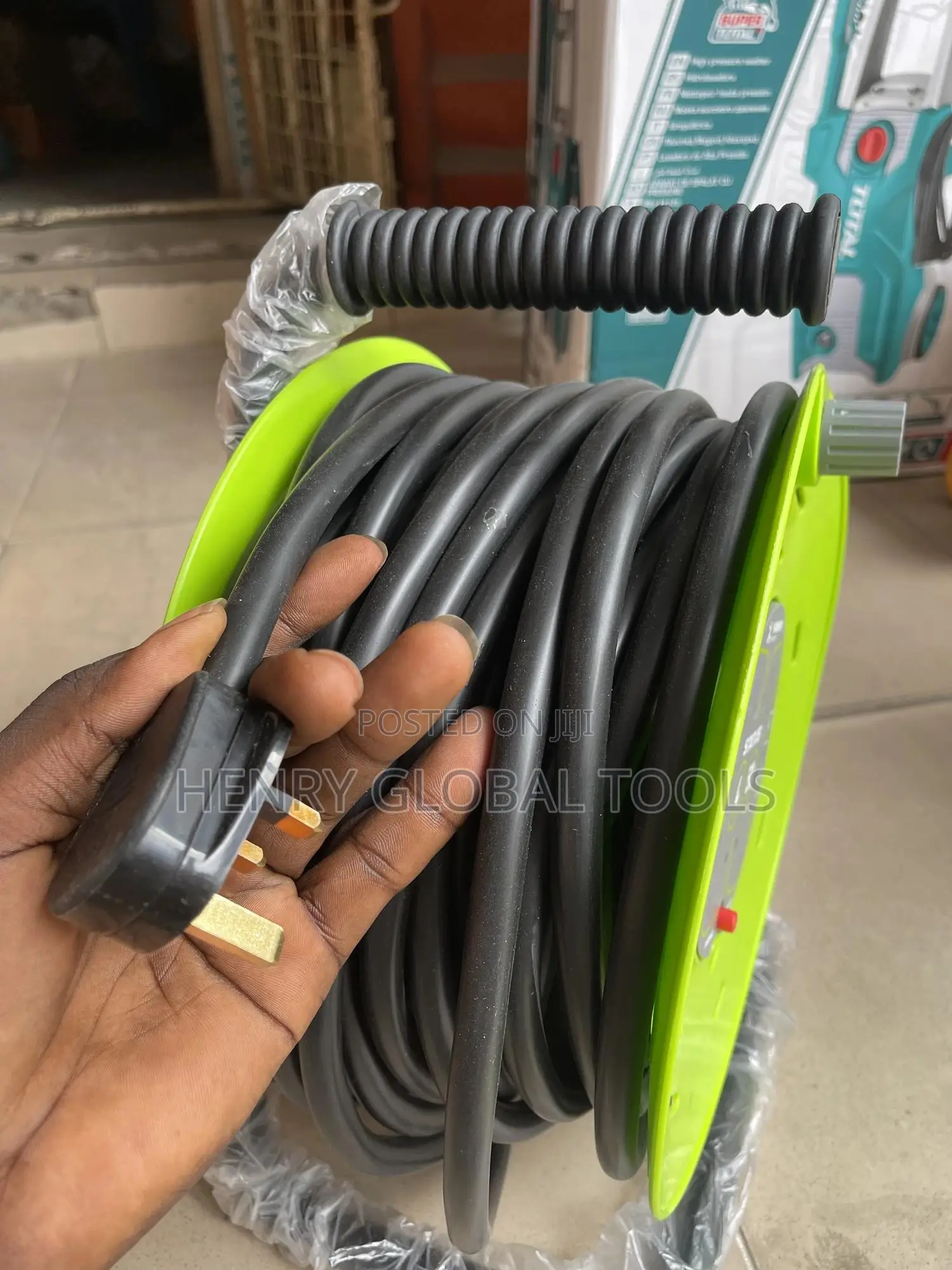 50m X 4mm Original Pure Copper Extension Cable Reel