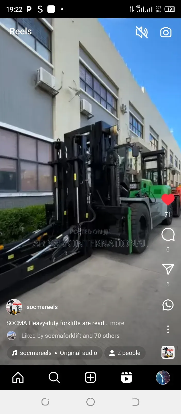 Brand New 16ton Socma Forklift