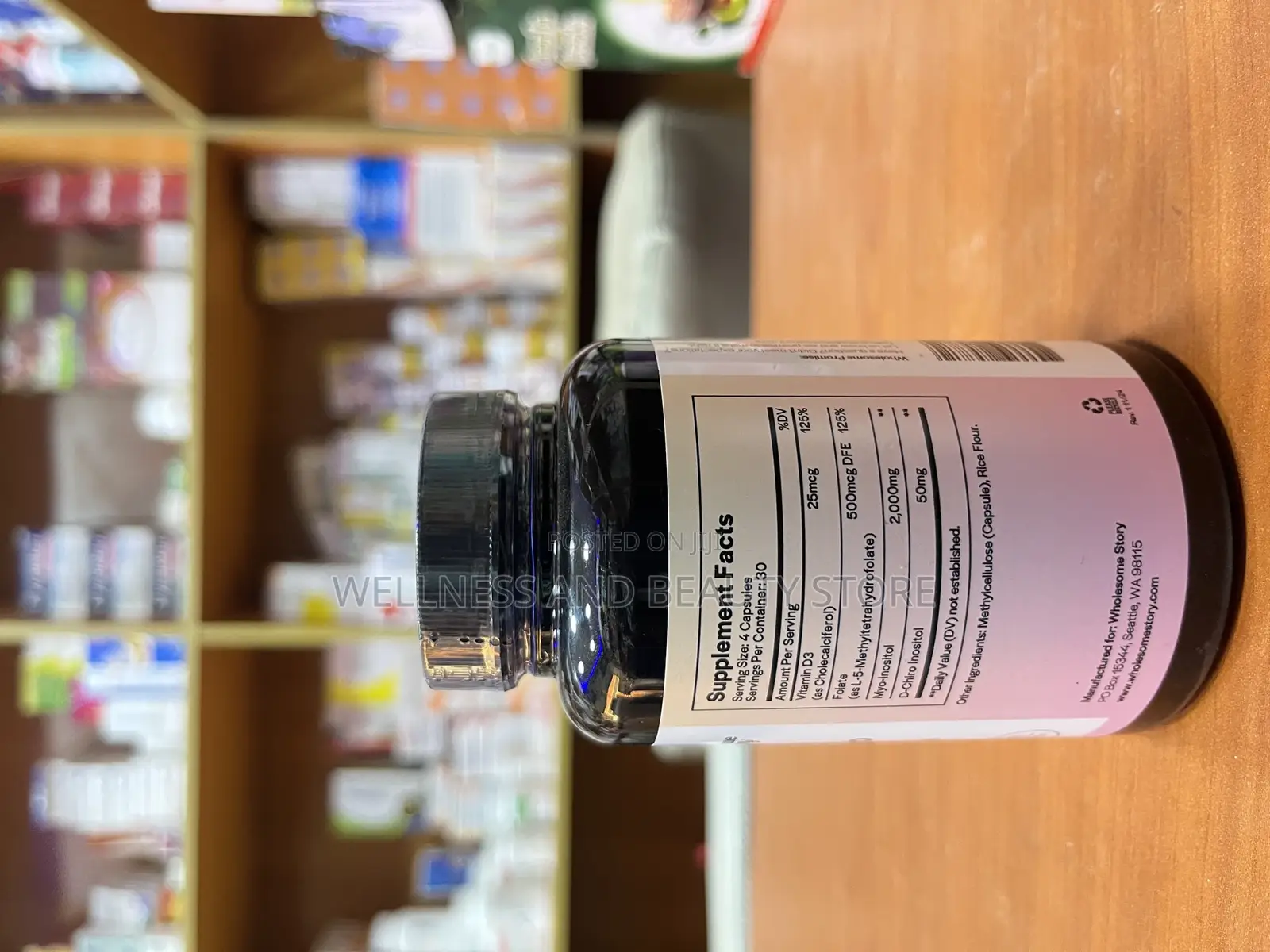 Myo Inositol and D-Chiro Inositol With MTHF Folate + Vitamin D3