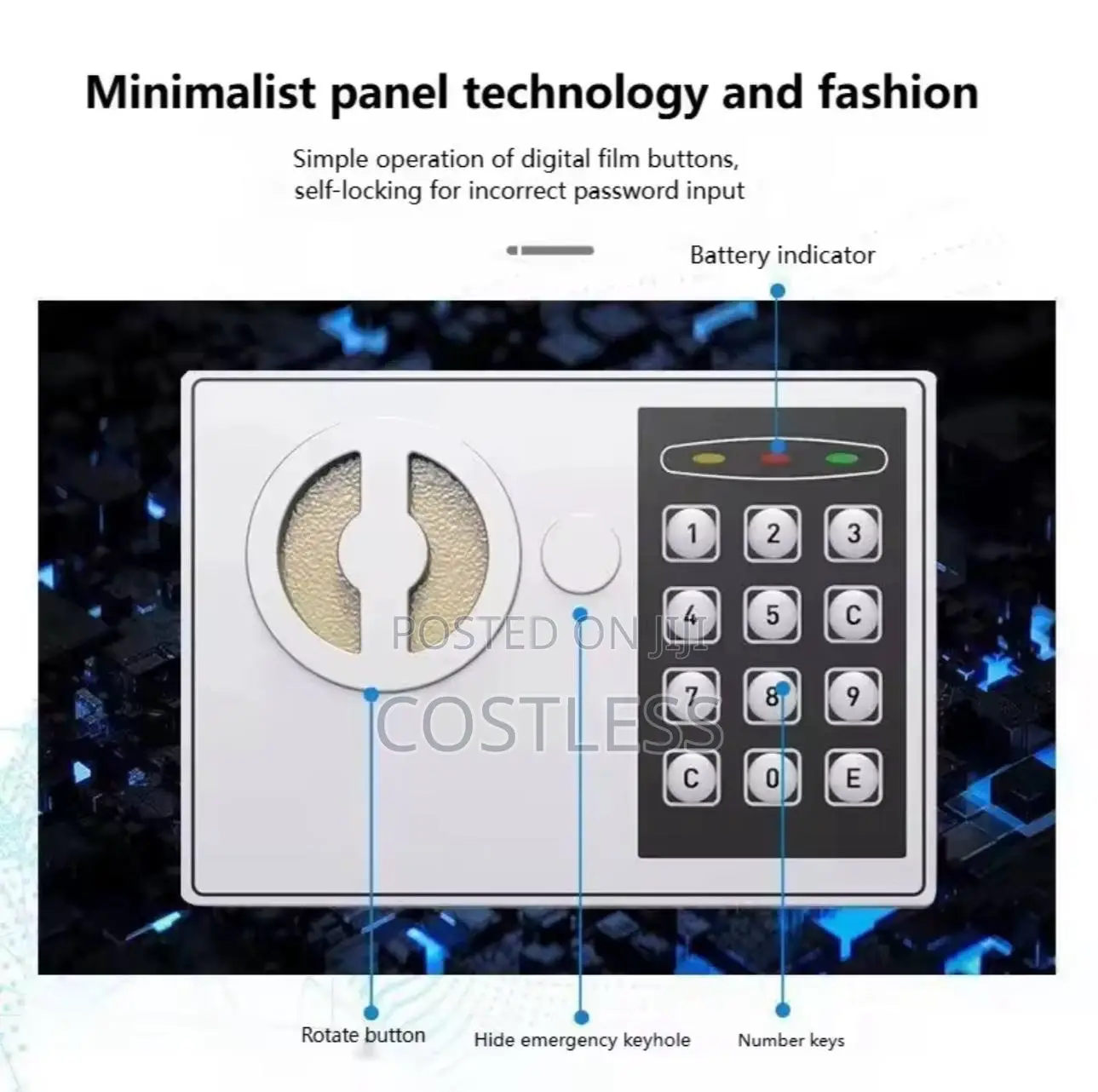 Mini Office and Home Intelligent Safe