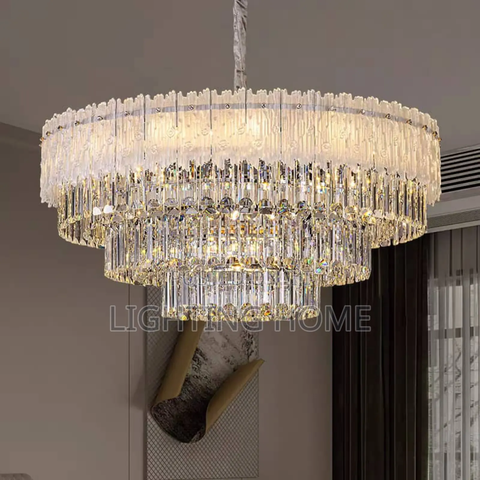 Crystal Chandelier Light By 600mm