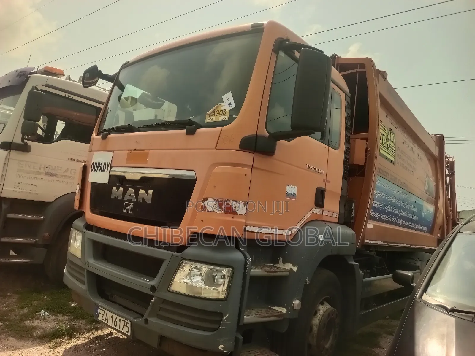 Man Diesel Garbage Compactor Truck (Foreign Used) 8 Tyres