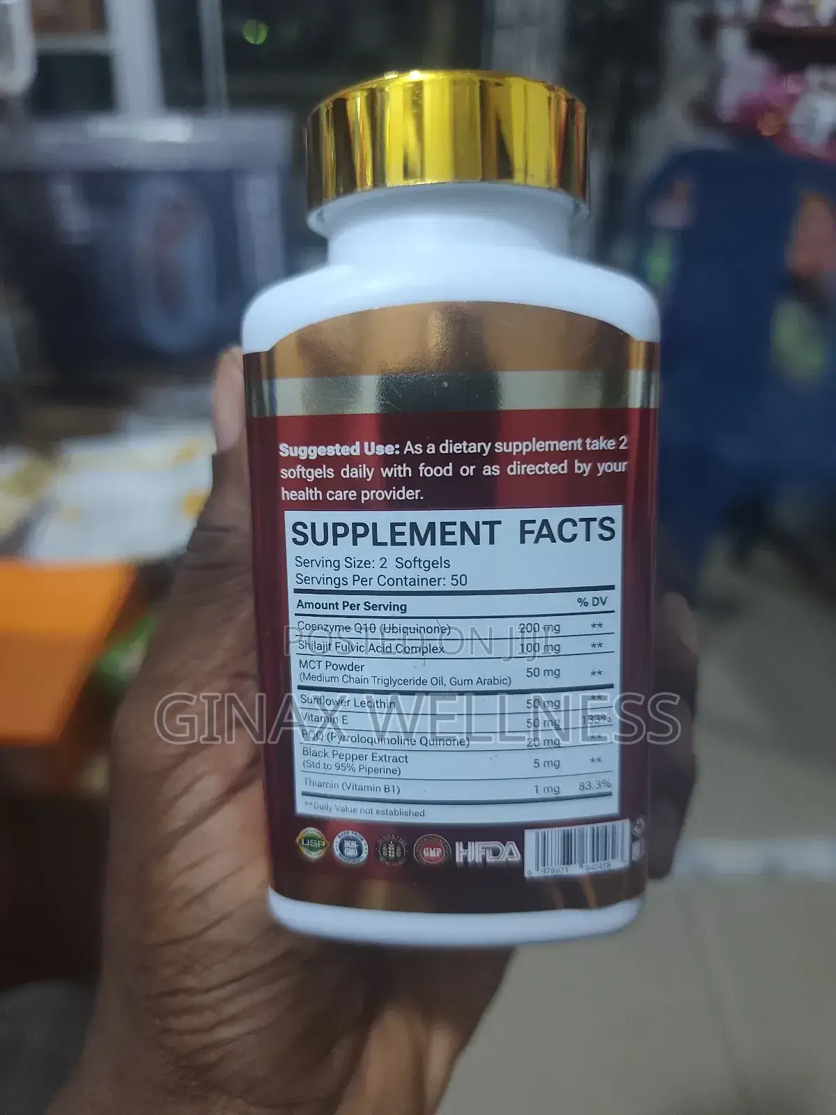 Duozi Coq10 Softgels With Shilajit, McT, and PQQ