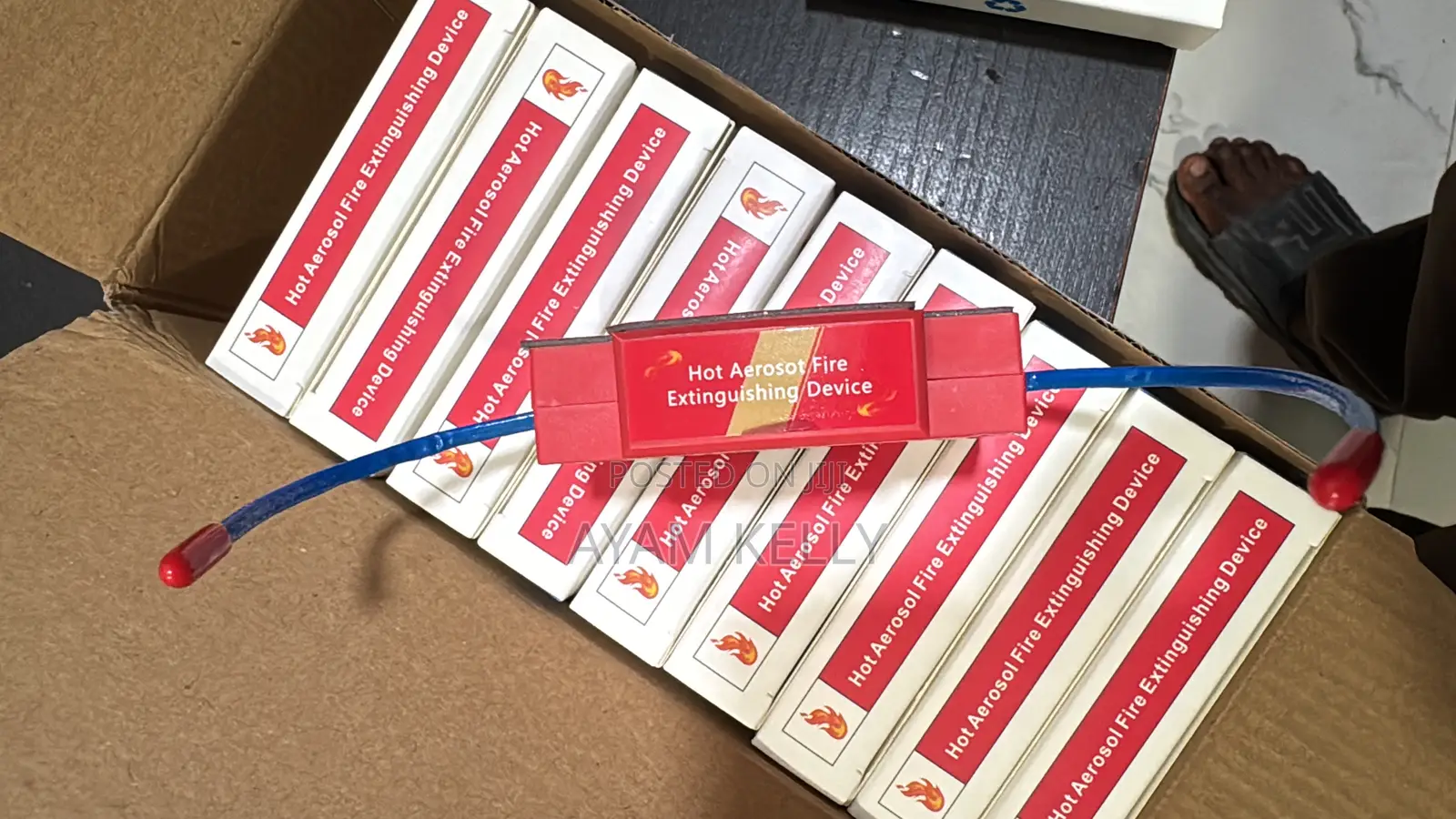 Din Rail Fires Extinguishing Device (Breaker Type)