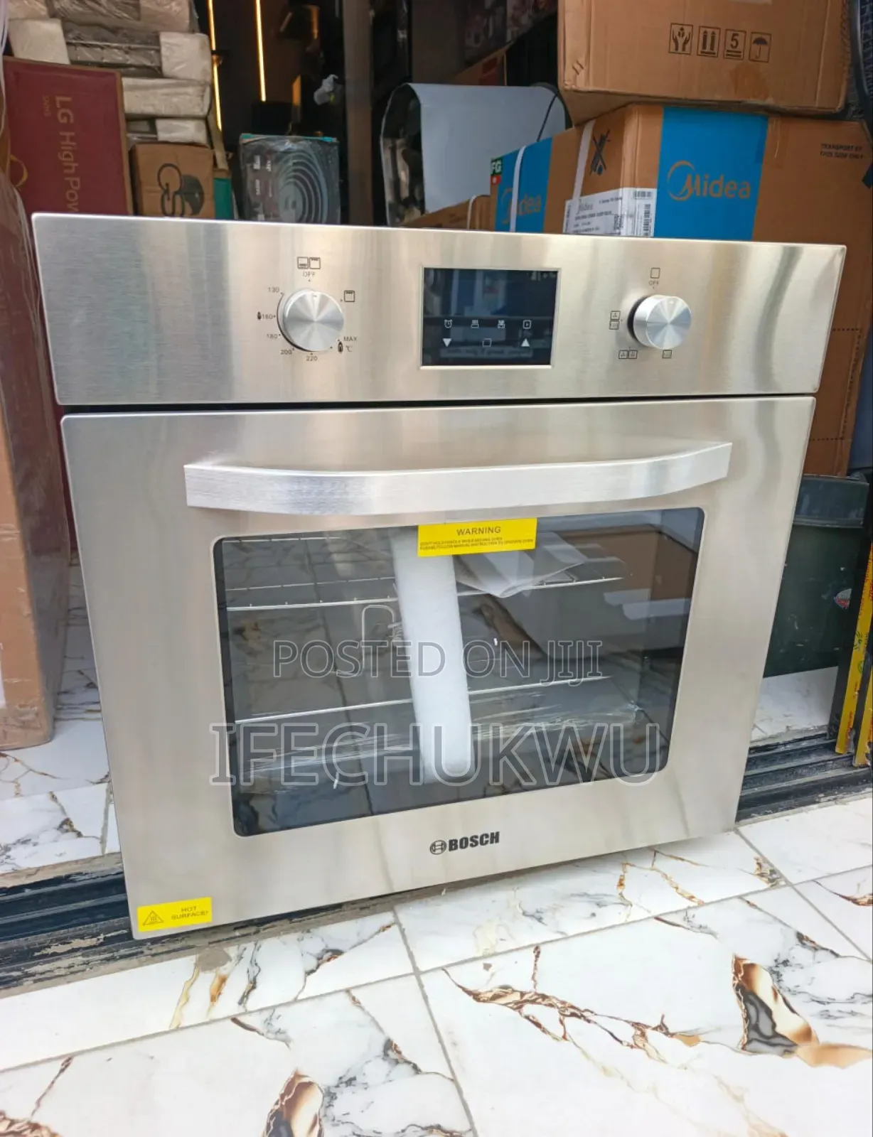 Original Bosch Built-in Premium Stainless Steel Gas Electric Oven