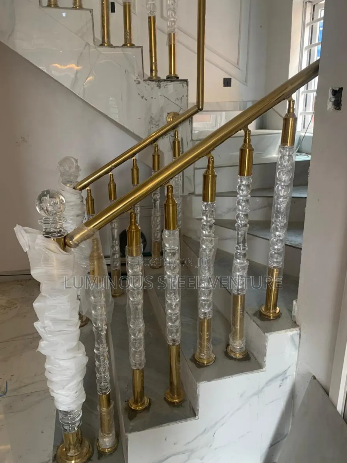 Get You Crystal Handrail From Luminous Steel Ventures 