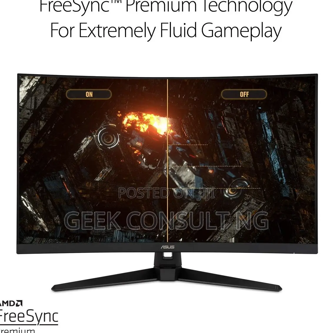 Asus Tuf Gaming Curved Monitor  32”
