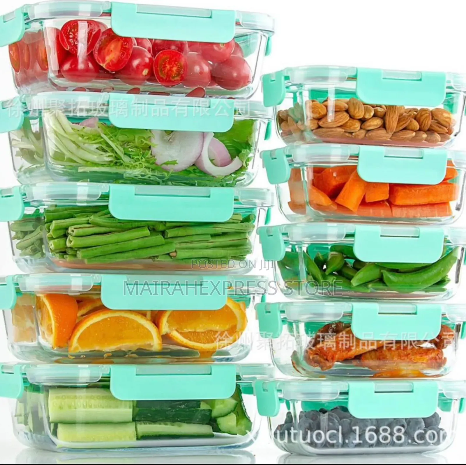 10pcs Glass Meal Prep Bowl T2mm7