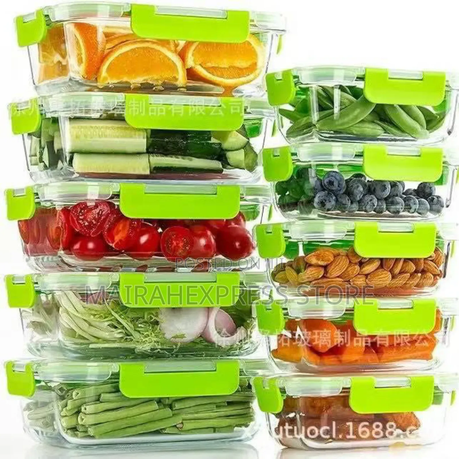 10pcs Glass Meal Prep Bowl T2mm7