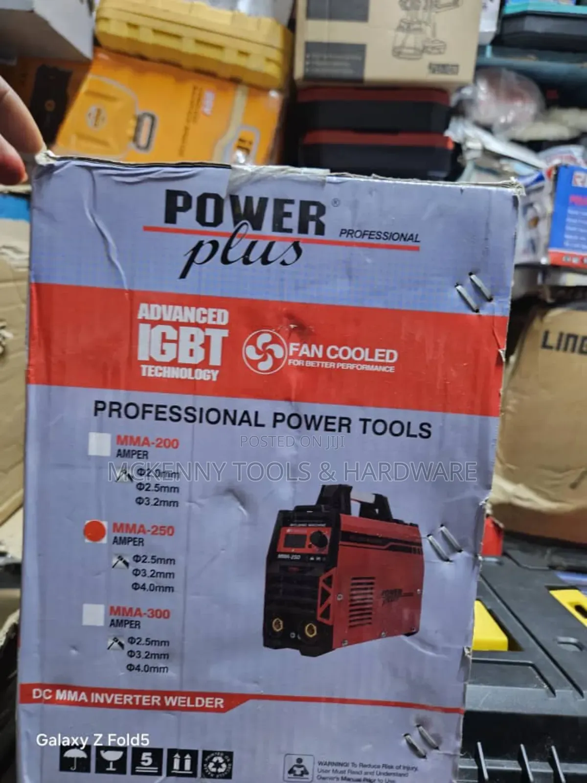 Power Plus 250a Dc Mma Inverter Welder