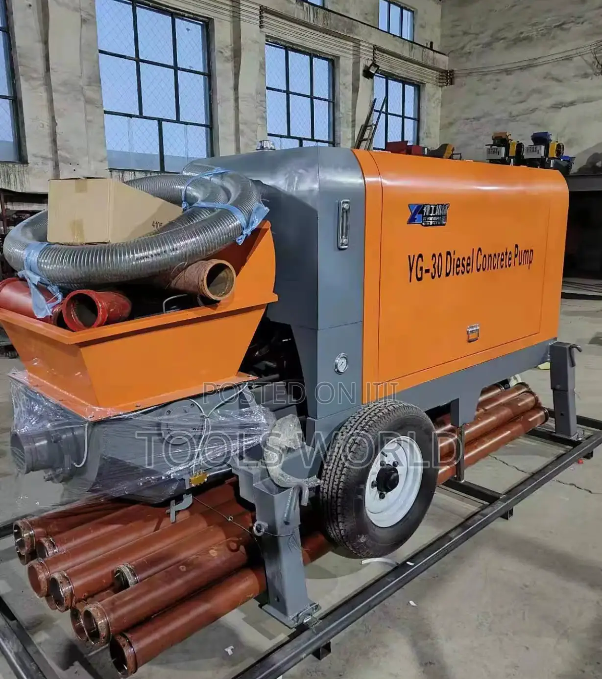 20 Cubic Diesel Engine Concrete Transfer Pump