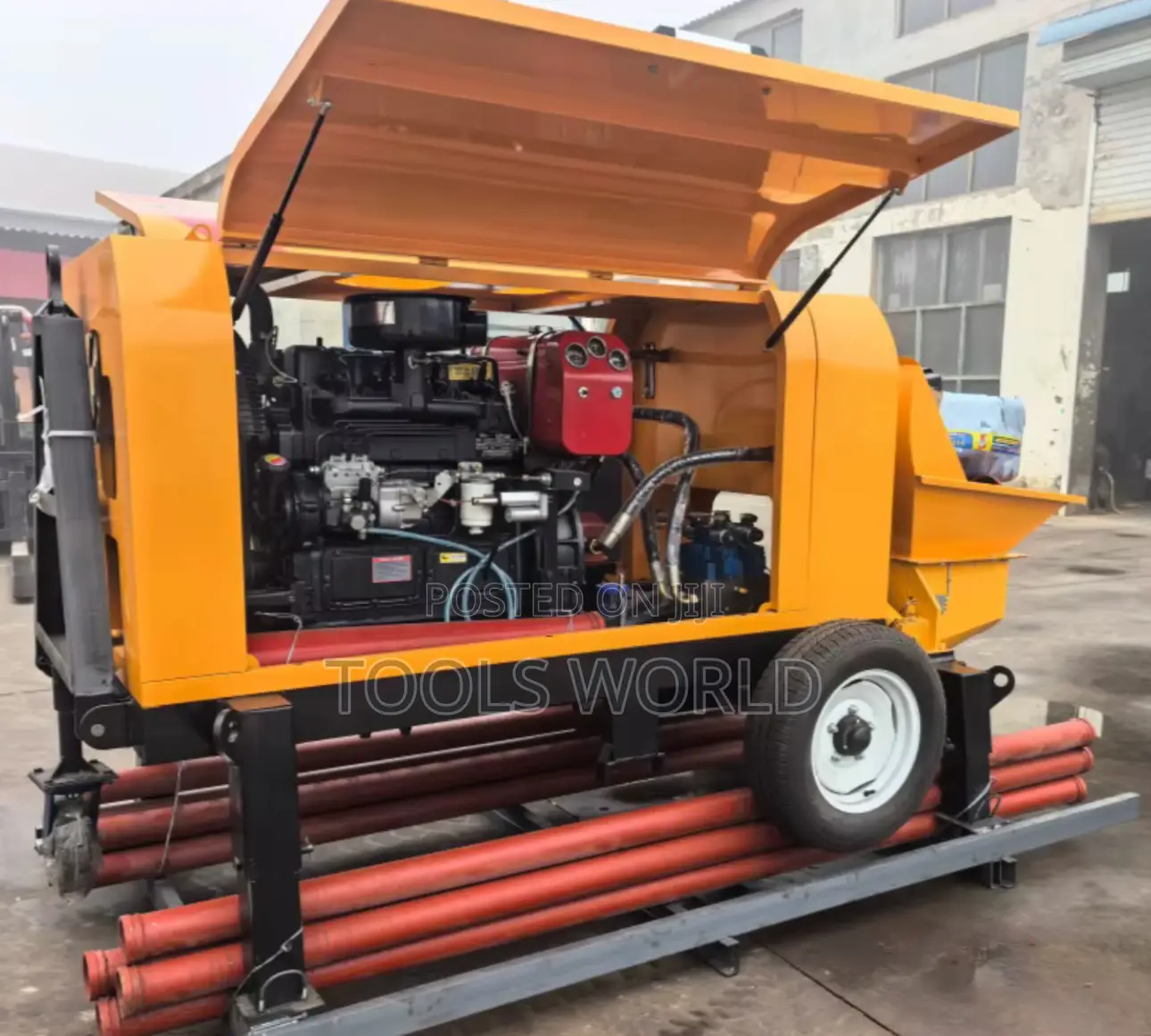 20 Cubic Diesel Engine Concrete Transfer Pump
