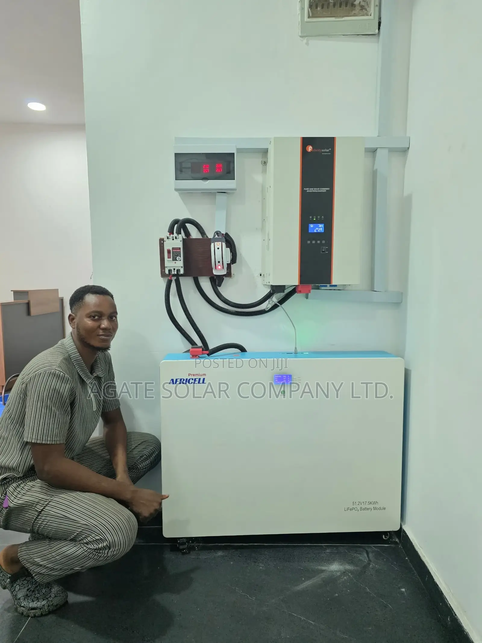10kva Solar System With 15kwh Lithium Battery 9.6kw Panels