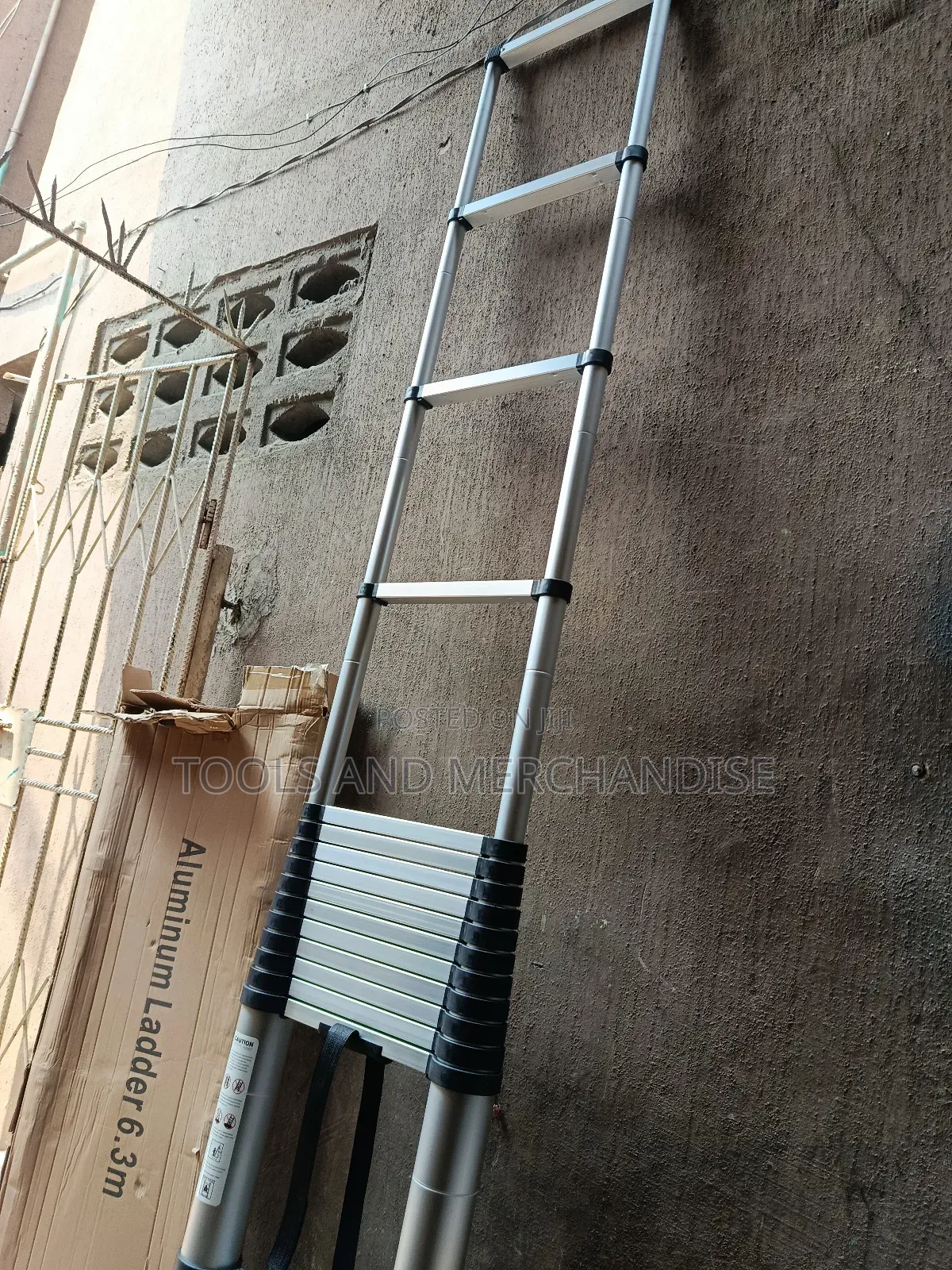 Aluminium Telescopic Ladder ( 6.3mtr)
