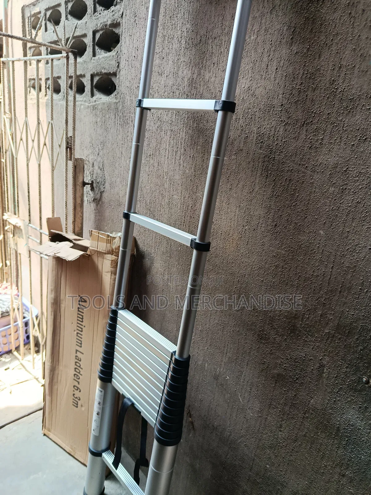 Aluminium Telescopic Ladder ( 6.3mtr)