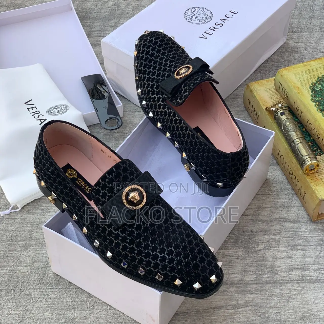Original Versace Loafers Shoes