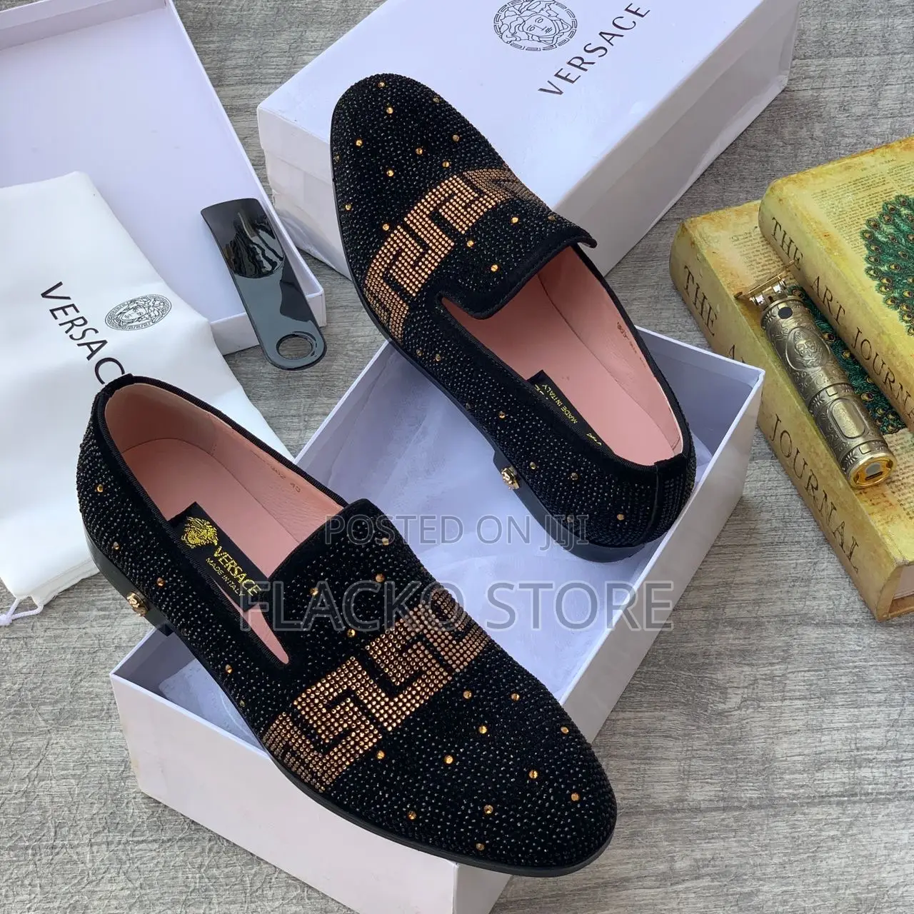 Original Versace Loafers Shoes