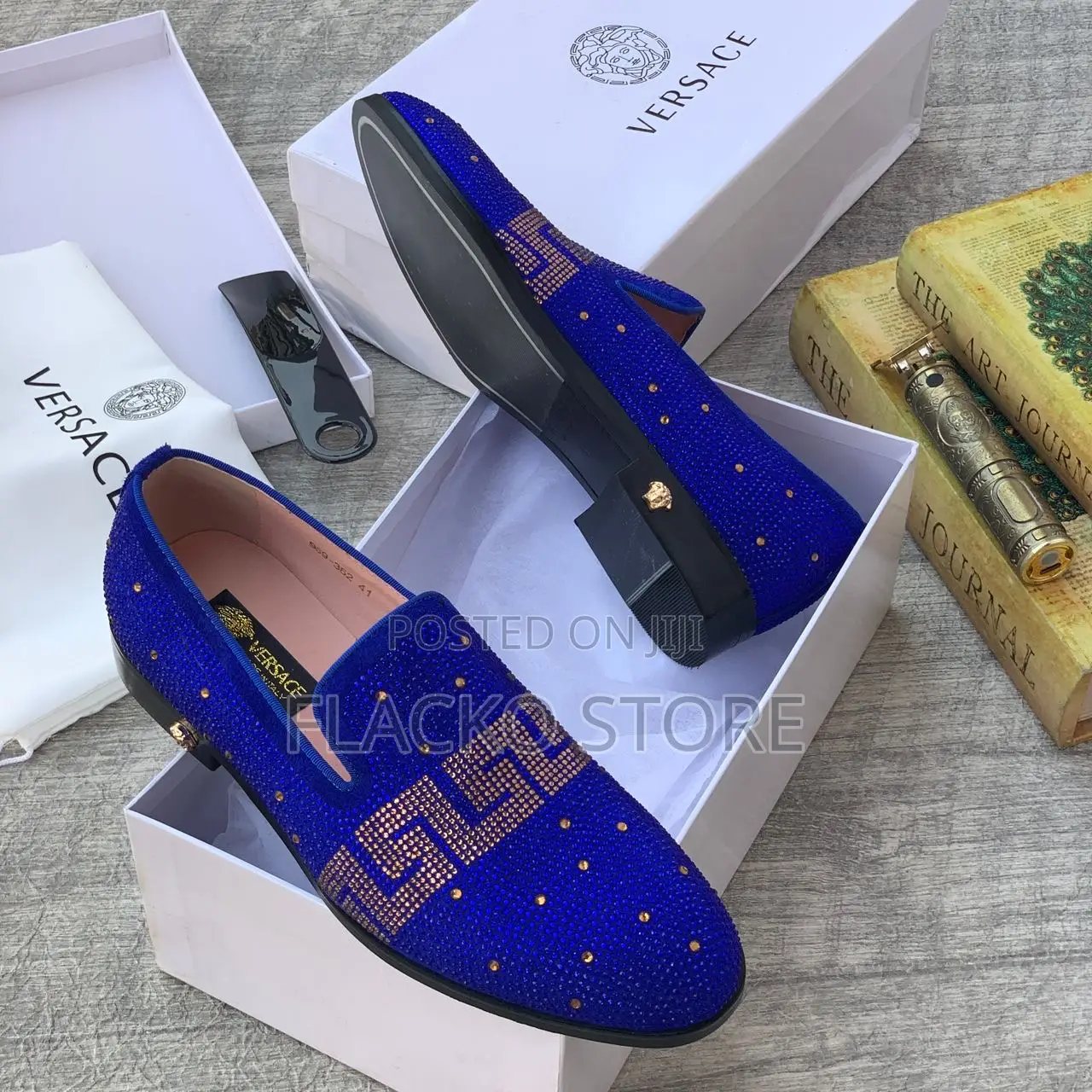 Original Versace Loafers Shoes
