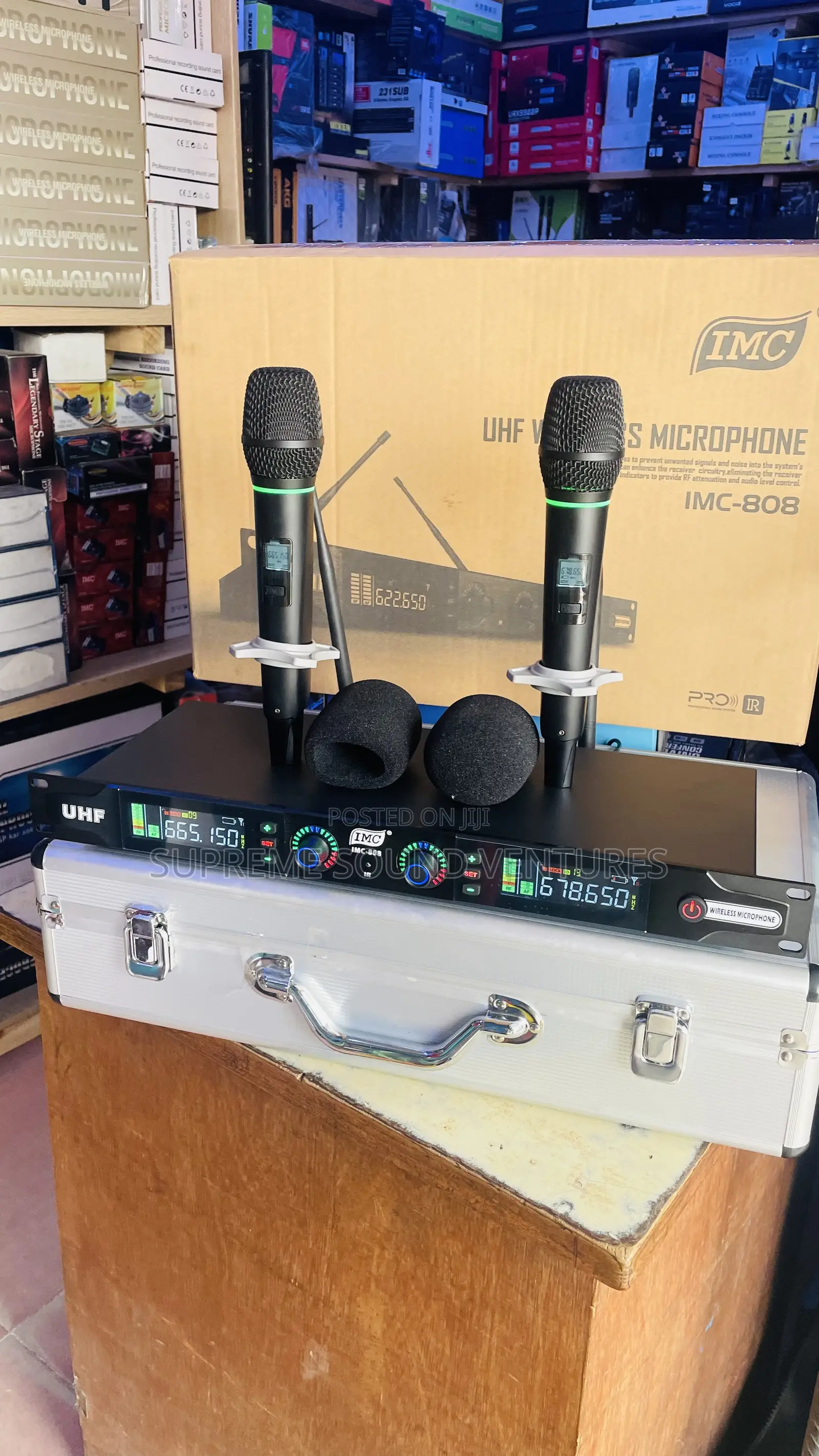 High Quality Imc Dual Handheld Wireless Microphone