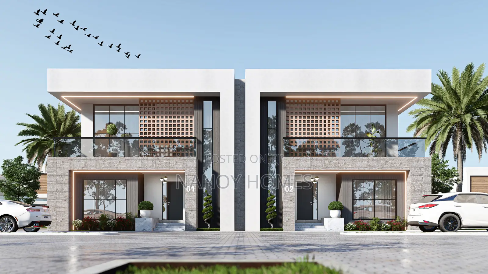250sqm Plot for 4 Bedroom Semi-Detached Duplex – Oakwood Park, Hutu