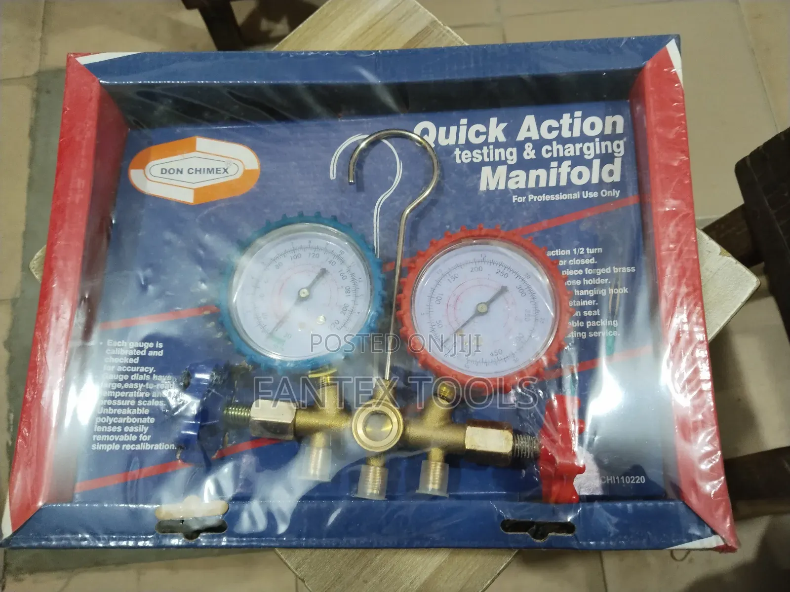 Quick Action Manifold Gauge.