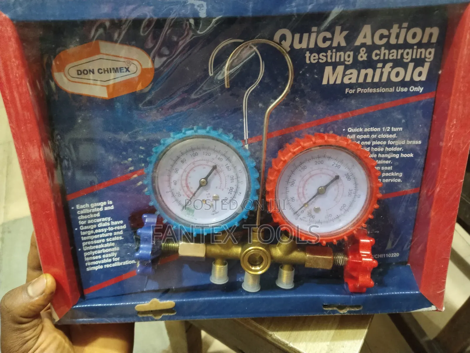 Quick Action Manifold Gauge.
