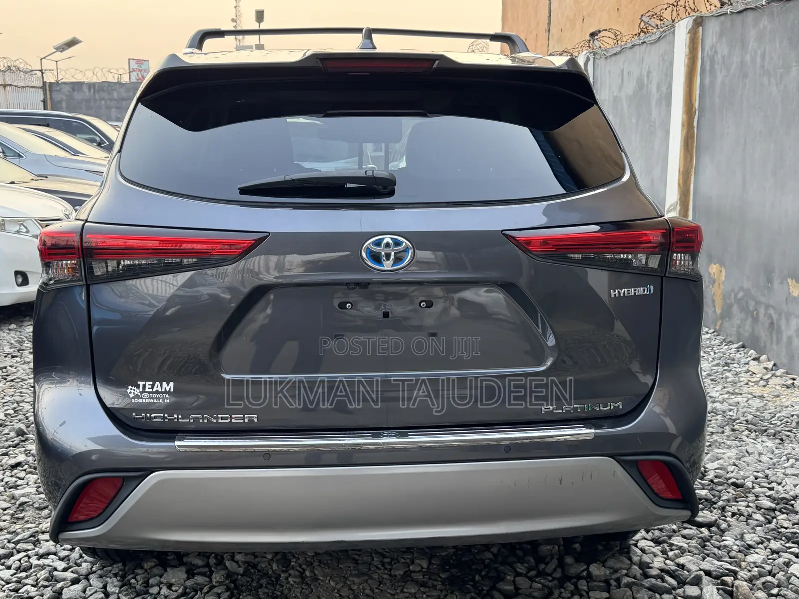 Toyota Highlander Platinum AWD 2020 Gray