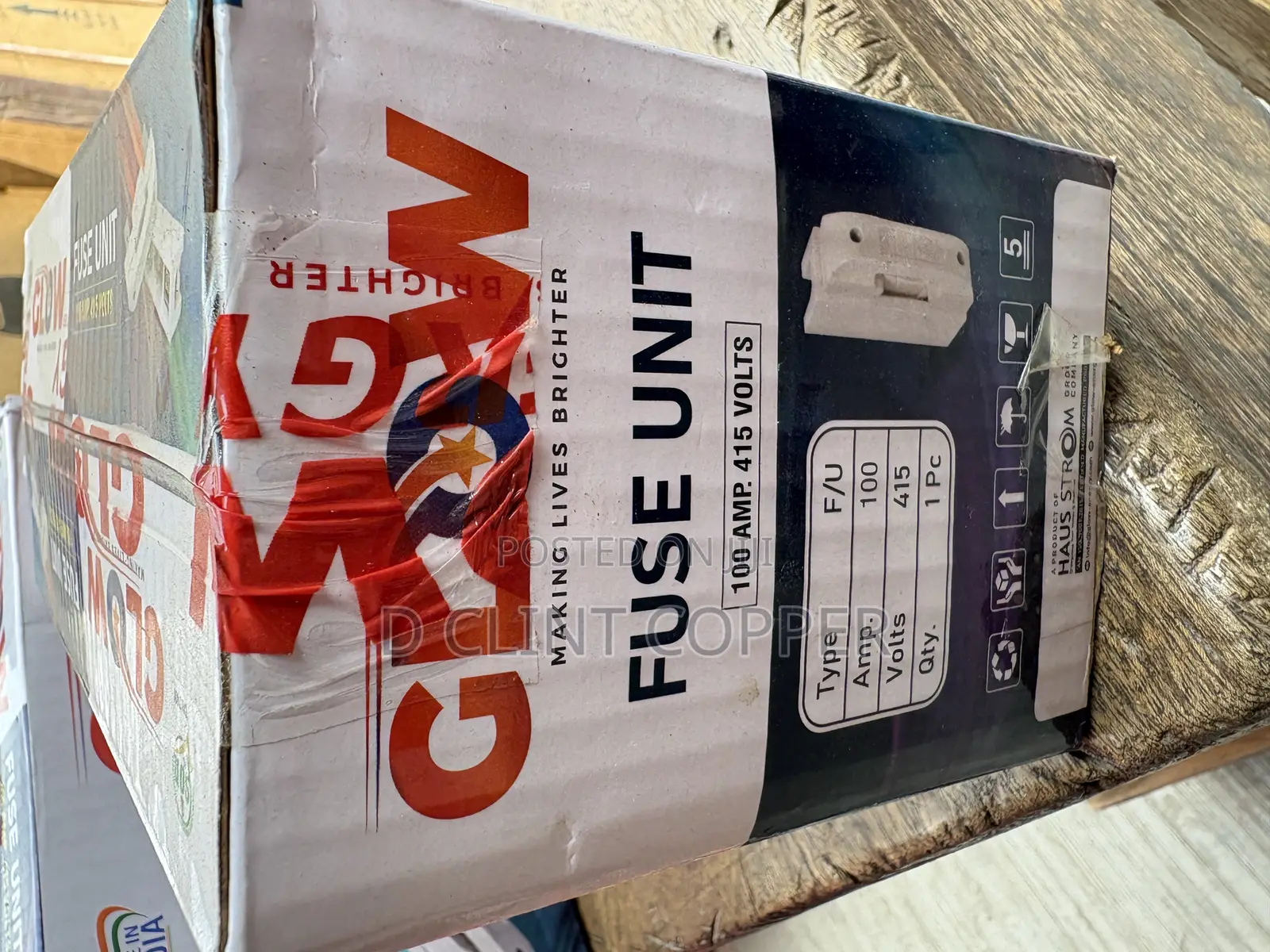100 Amps Glow Fuse Unit