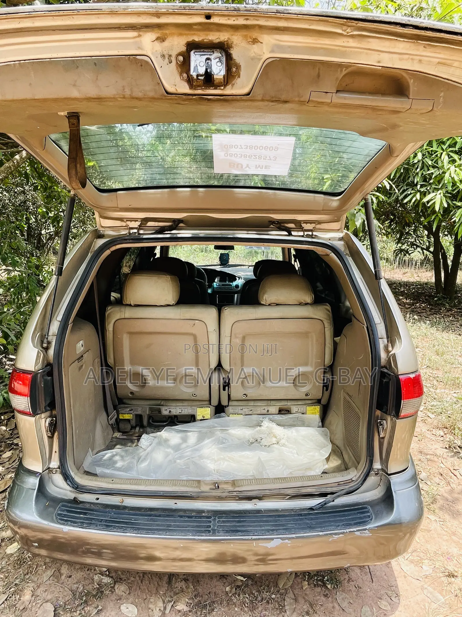 Toyota Sienna 2001 Gold