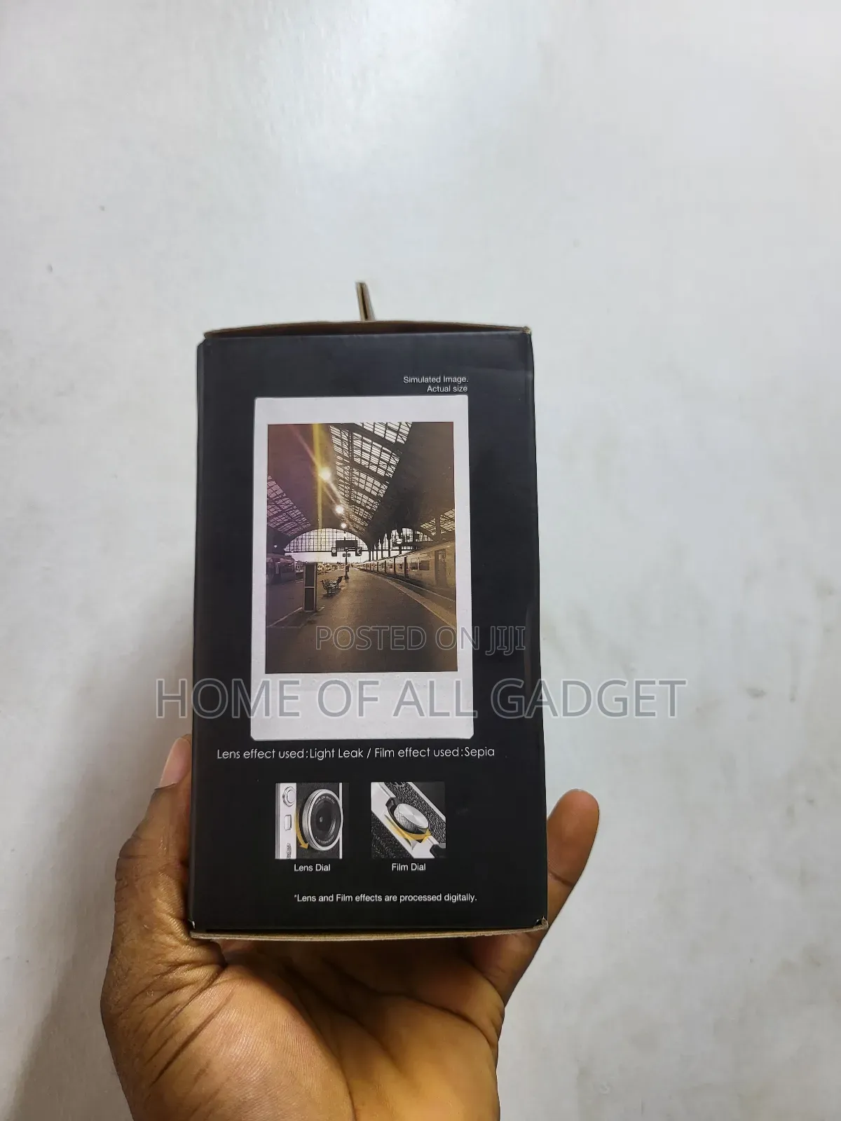 Instax Mini Evo Hybrid Black Instant Camera Bundle With 2x Mini