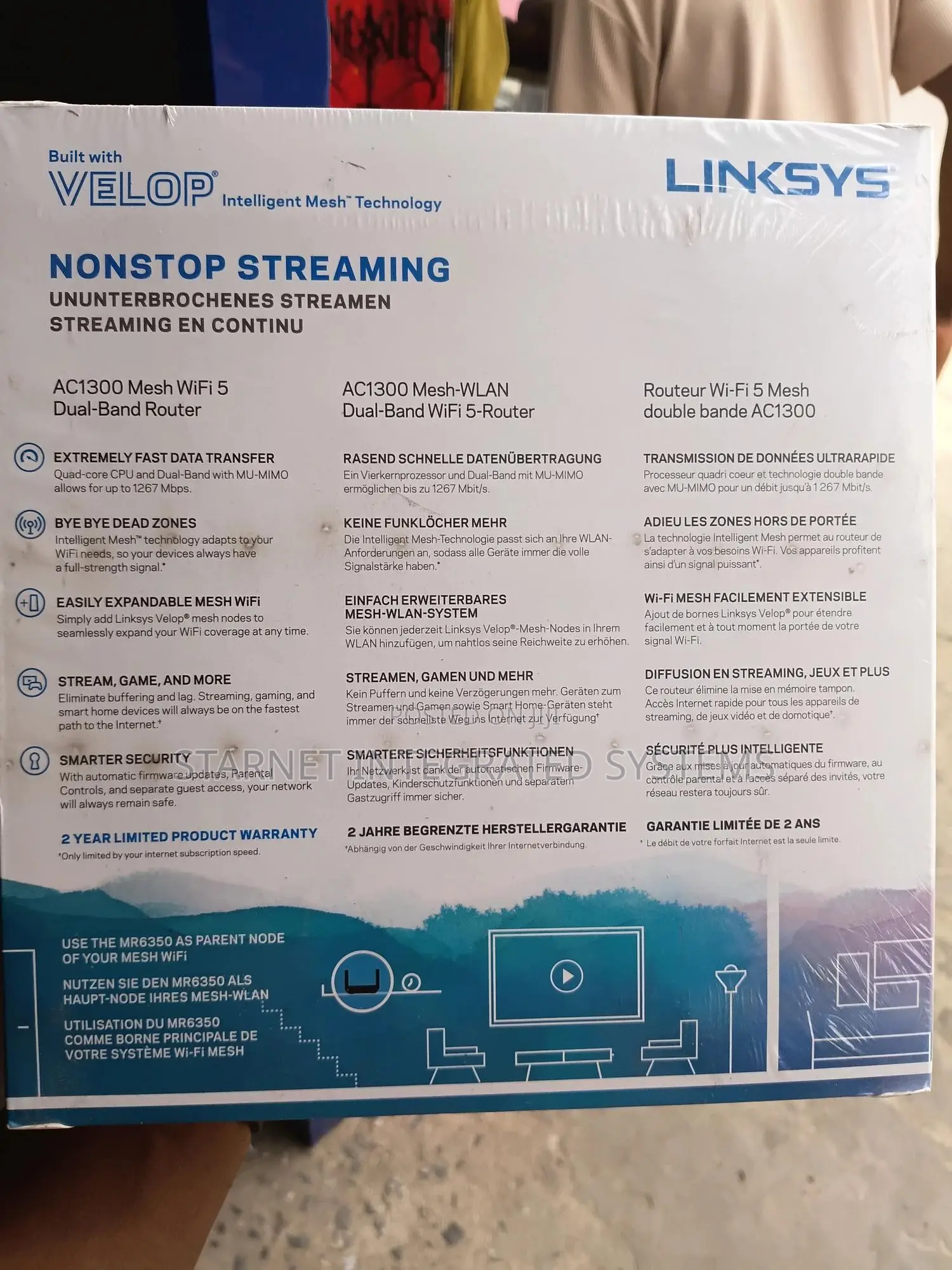 Linksys Mesh Wifi 5 Dual Band Wireless Router