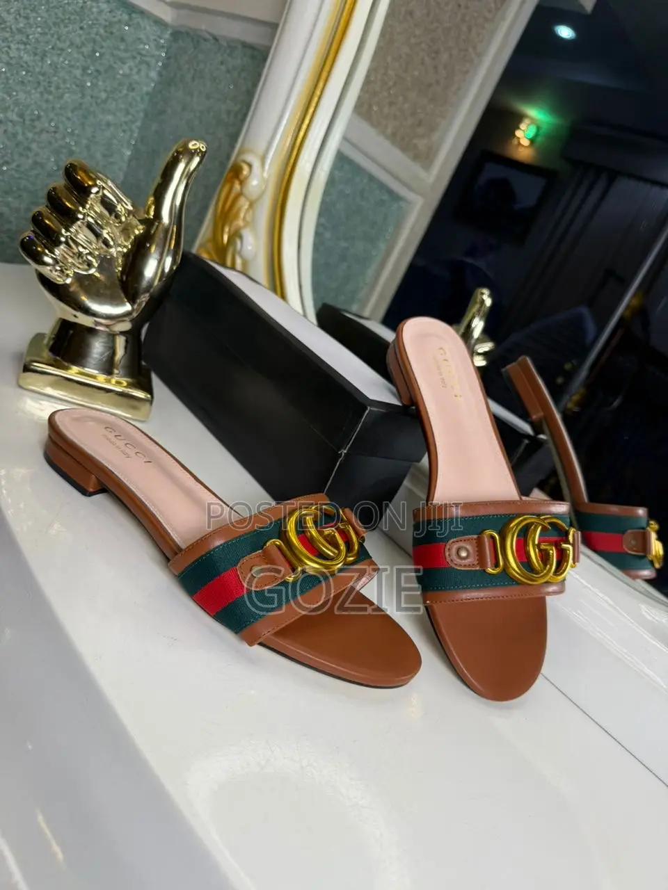 Luxury Classy Plus Size Low Heel Mules