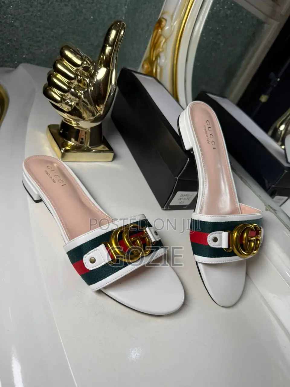 Luxury Classy Plus Size Low Heel Mules