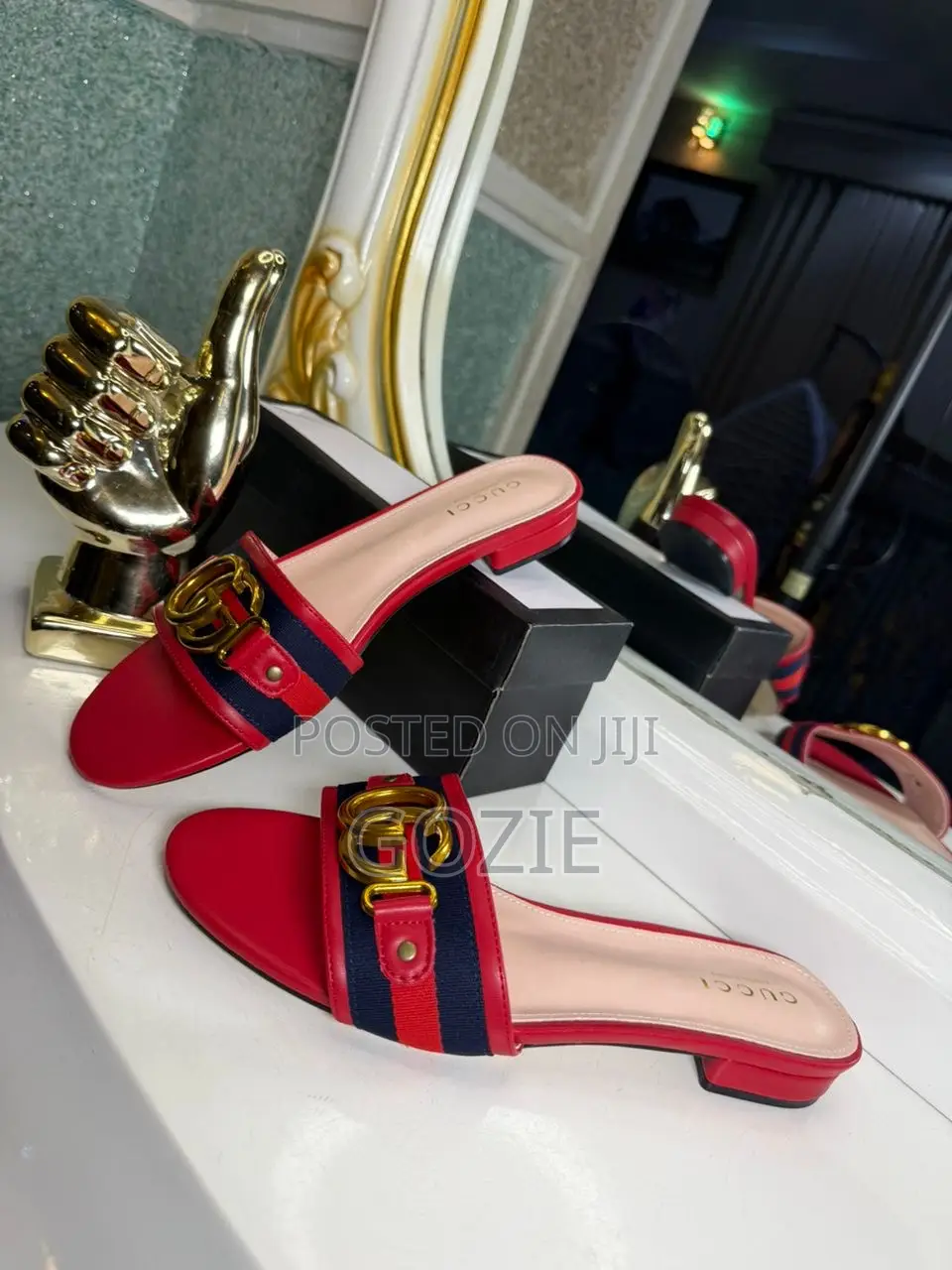 Luxury Classy Plus Size Low Heel Mules