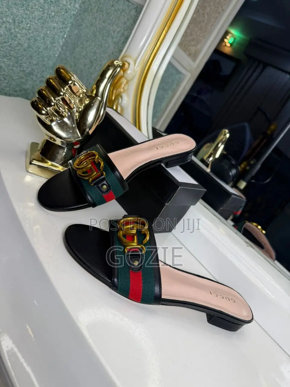 Luxury Classy Plus Size Low Heel Mules
