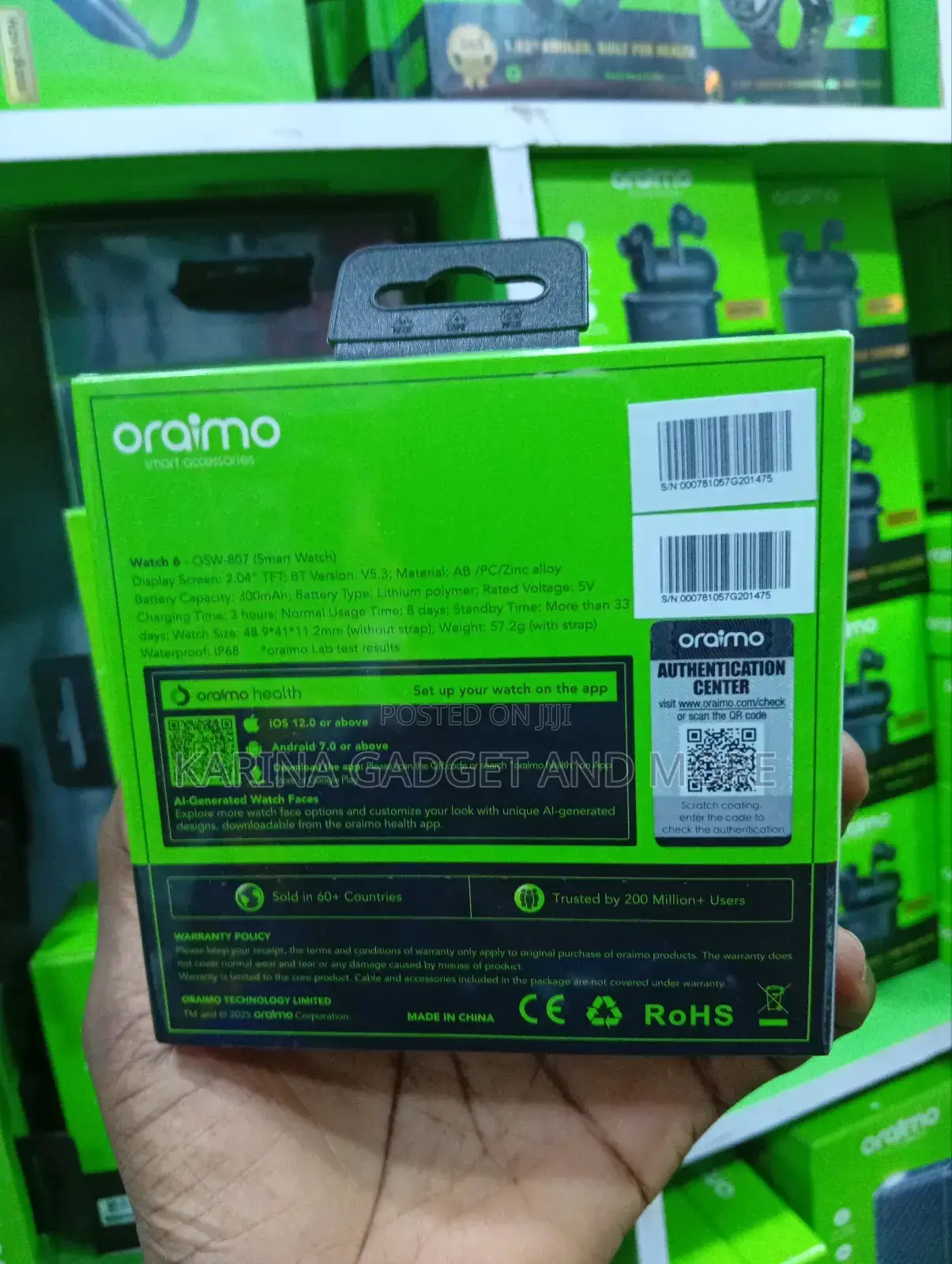 Oriamo Smart Watch 6