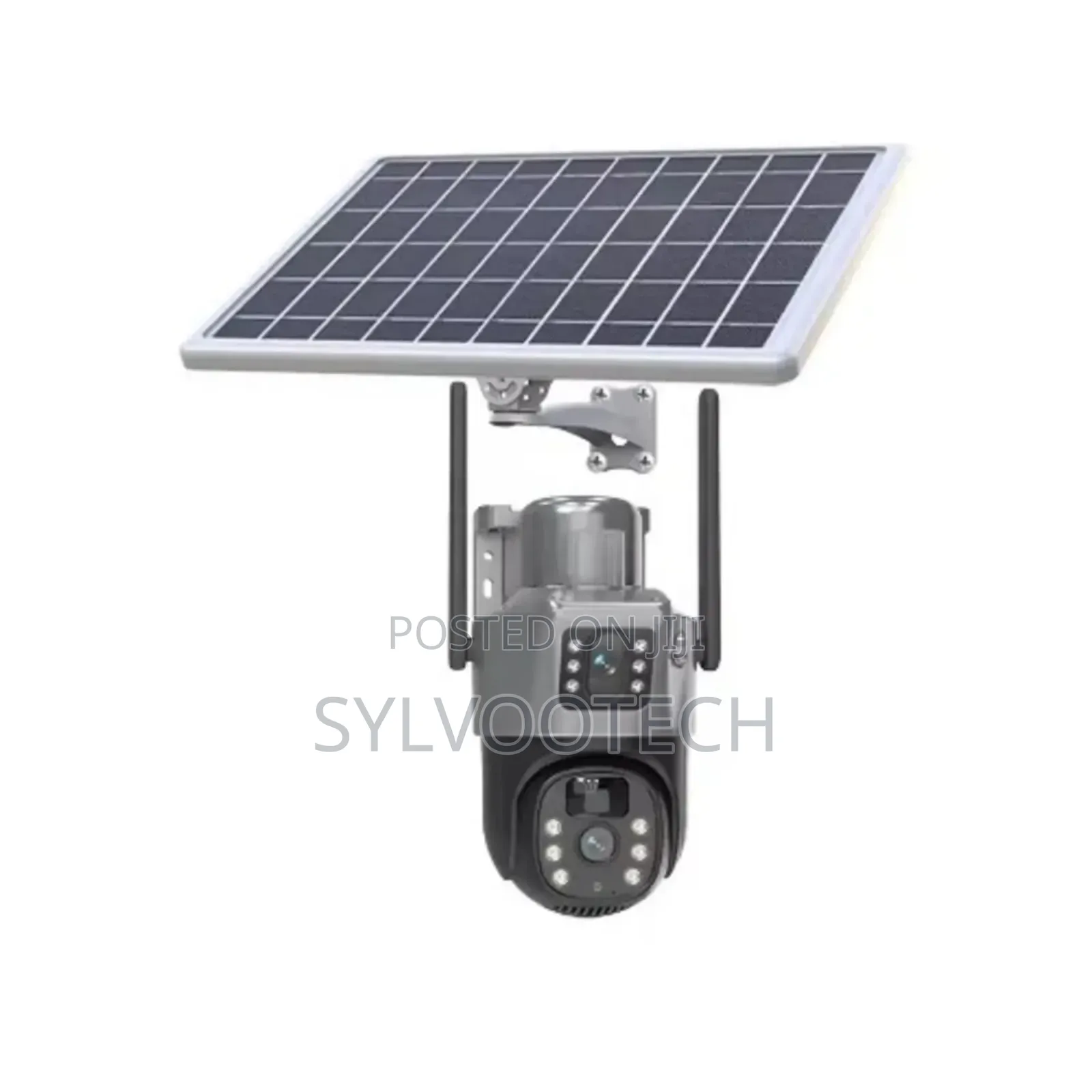 Solar-Powered PTZ Security Camera