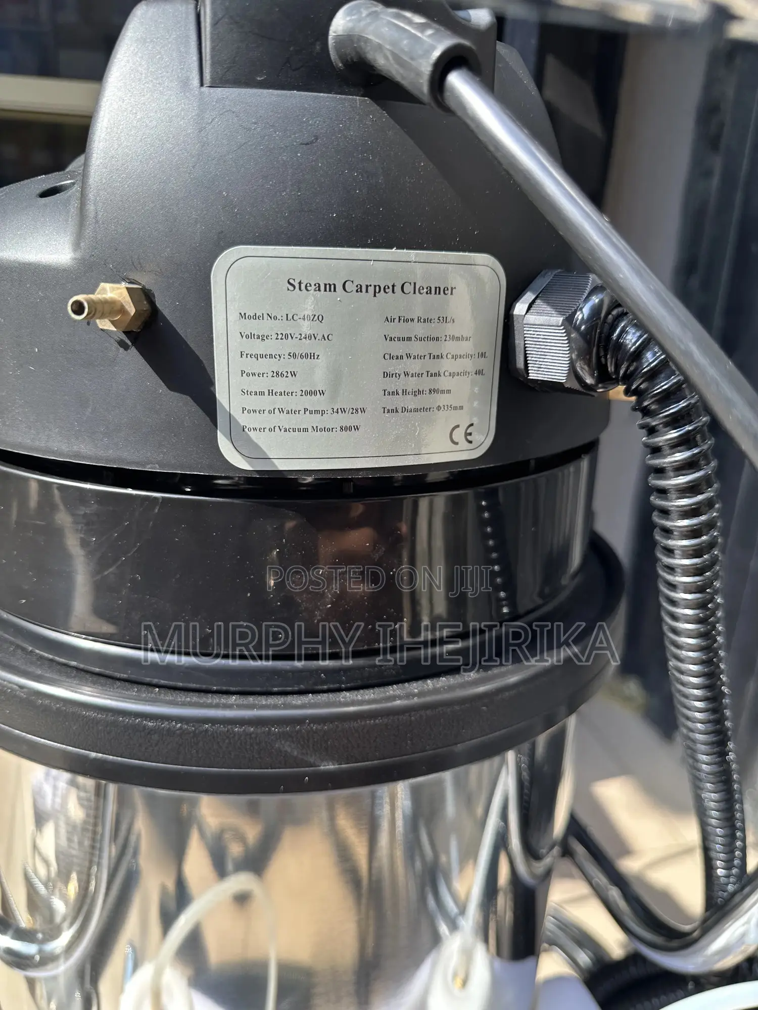 Professional Steam/ Carpet Sofa Upholstery Spray Extraction Machine