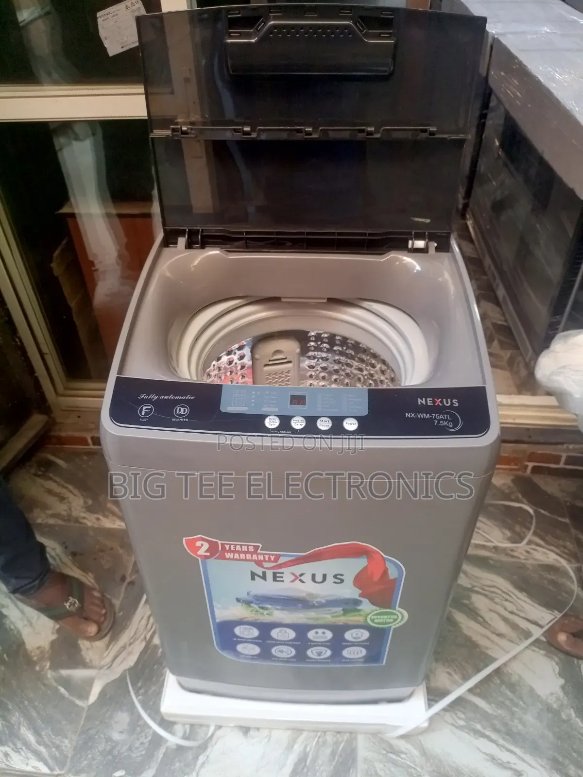 Nexus Automatic Topload Washing Machine 7.5kg
