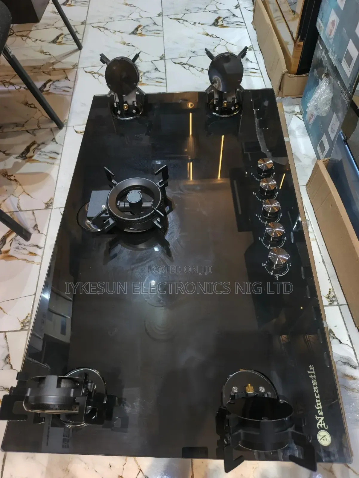 Original Newcastle Built-in 90cm Premium Flips Up 5 Burners Gas Cooker