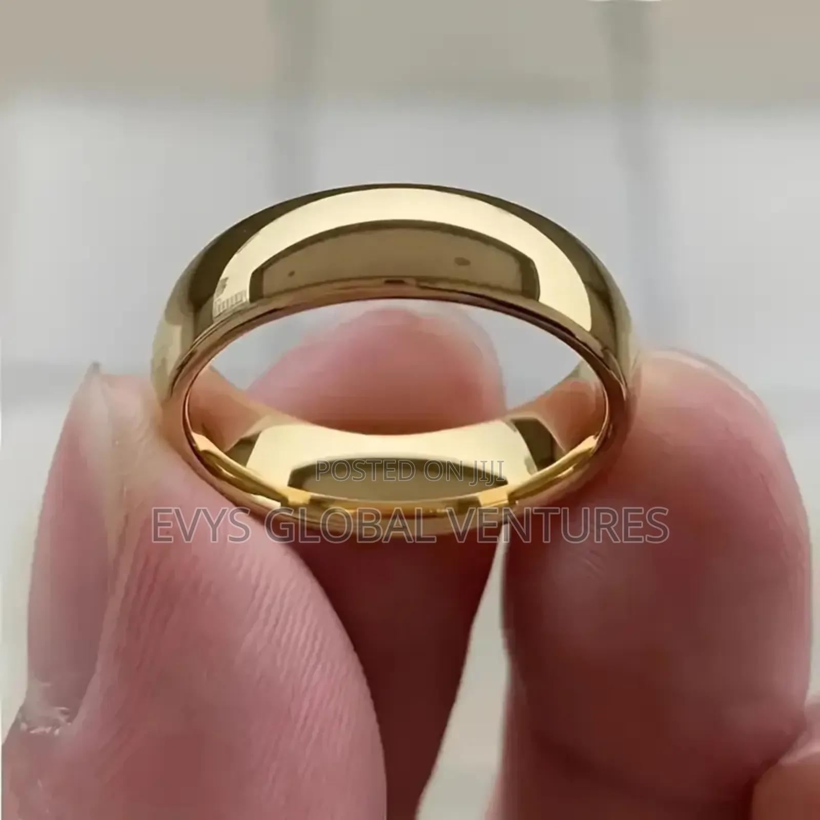 Couple Rings Matching Stainless Steel Wedding Bands - 2pc