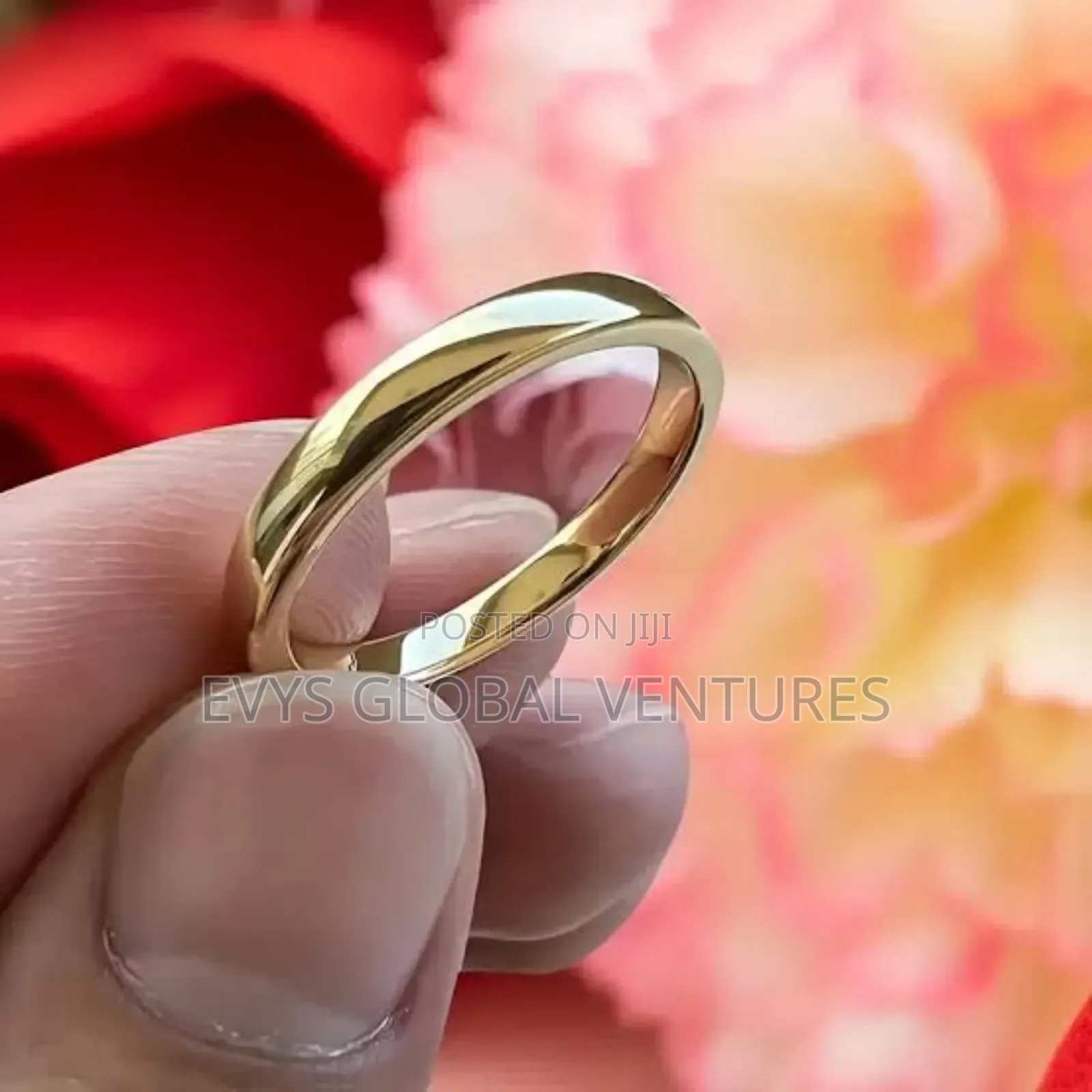 Couple Rings Matching Stainless Steel Wedding Bands - 2pc